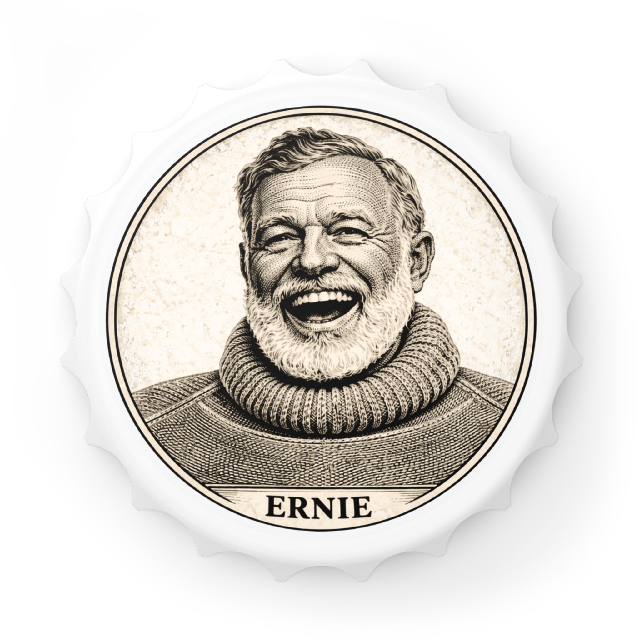 Crack One with Ernie -- Magnetic Bottle Opener — The Author's Tavern