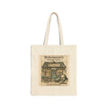 Shakespeare’s Massage Parlor Canvas Carry-All -- Vintage Literary Humor