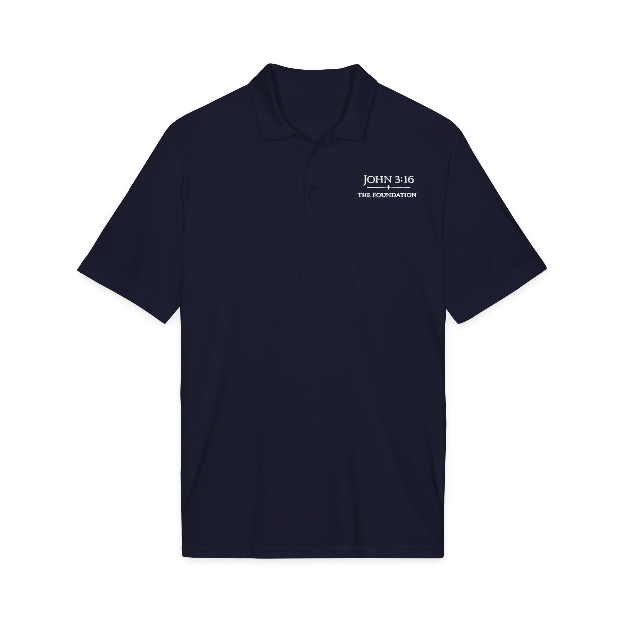 John 3:16 — Embroidered Polo  The Foundation Collection