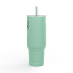 Stand Firm — Galatians 5:1 Engraved 40oz Travel Mug | Insulated Koozie Tumbler with Handle | Christian Faith Gift | The Foundation Collection