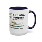 Yacht Company Accent Coffee Mug — "Amity Island Yacht Company: You Need A Bigger Boat"