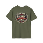 All-Time Quarterback Emeritus T-Shirt — Backyard Division Football Tee