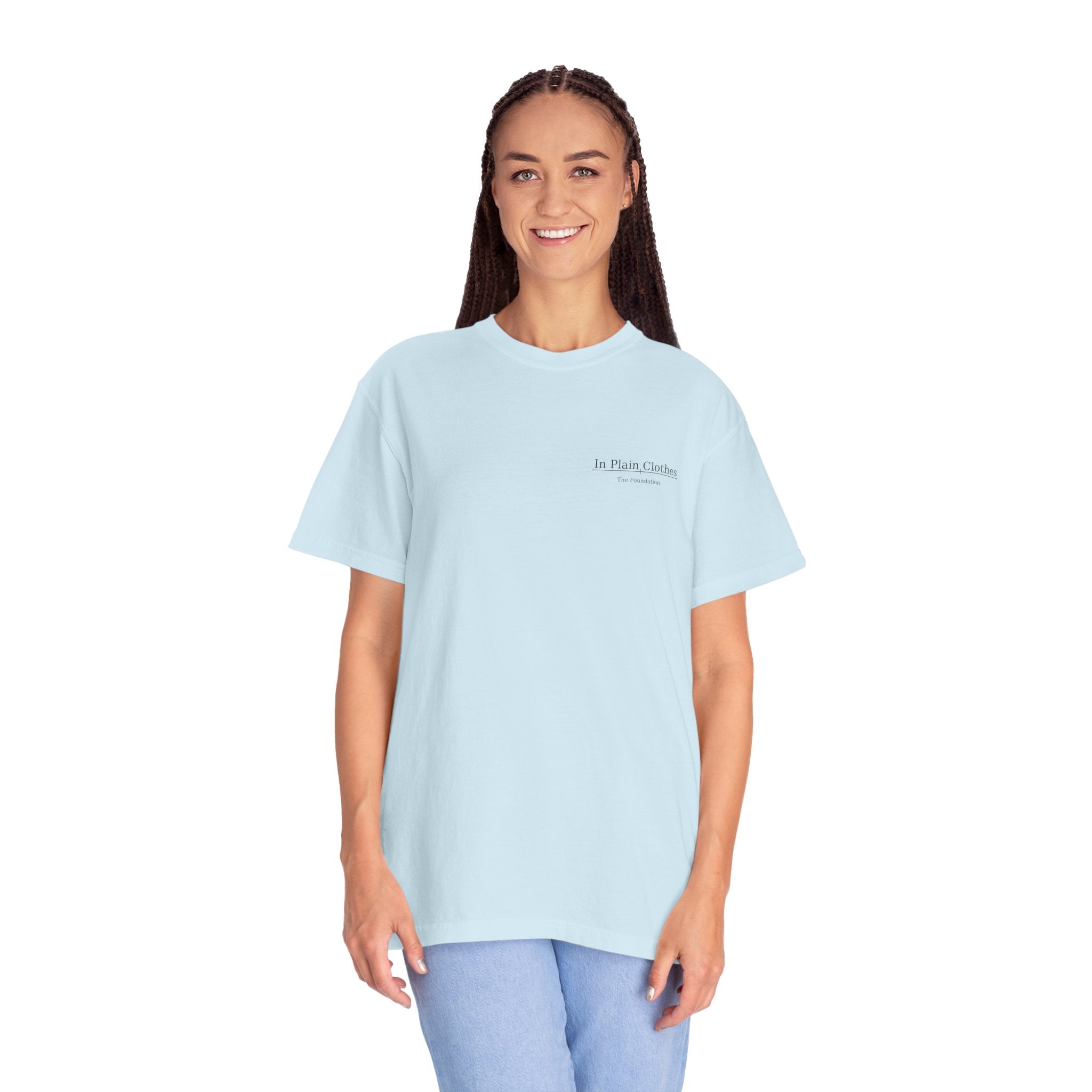 In Plain Clothes — Faith > Fear Comfort Colors Tee (Psalm 56)