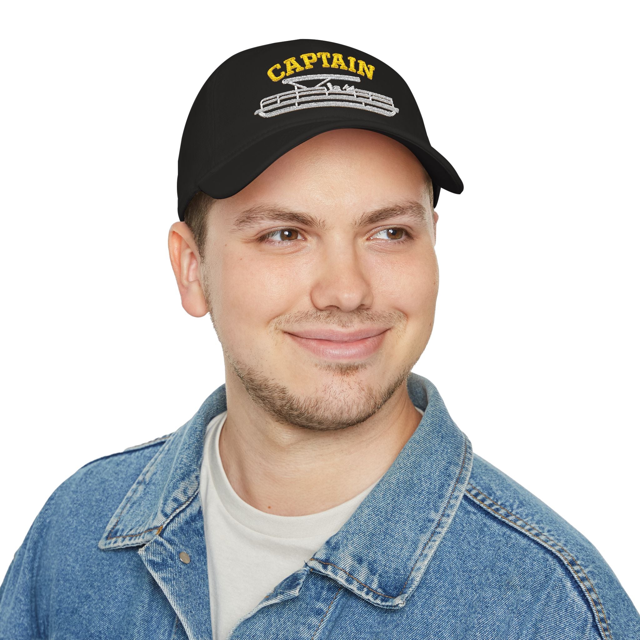 Pontoon Boat Captain Hat — Low Profile Baseball Cap