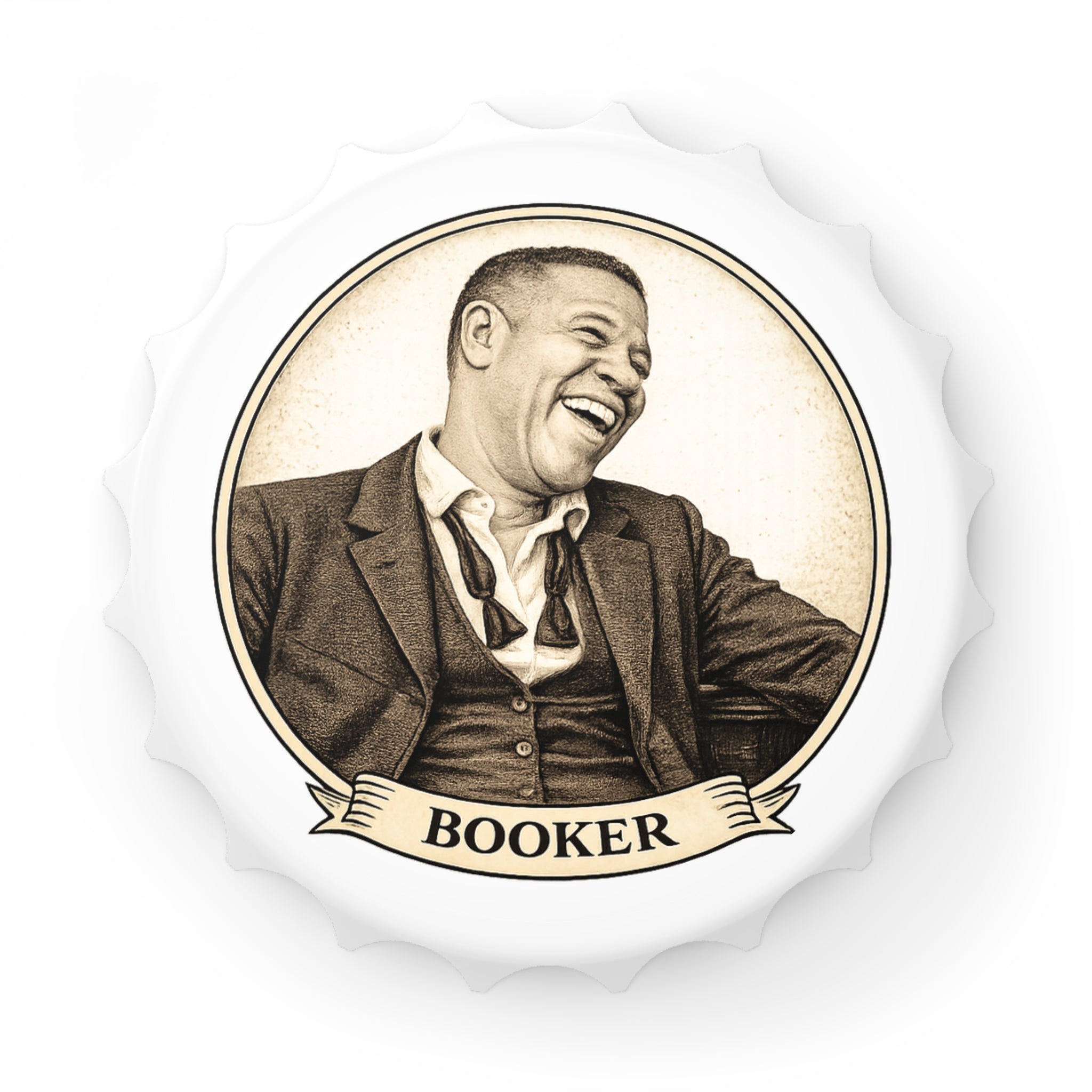 Crack One with Booker -- Magnetic Bottle Opener -- The Author's Tavern