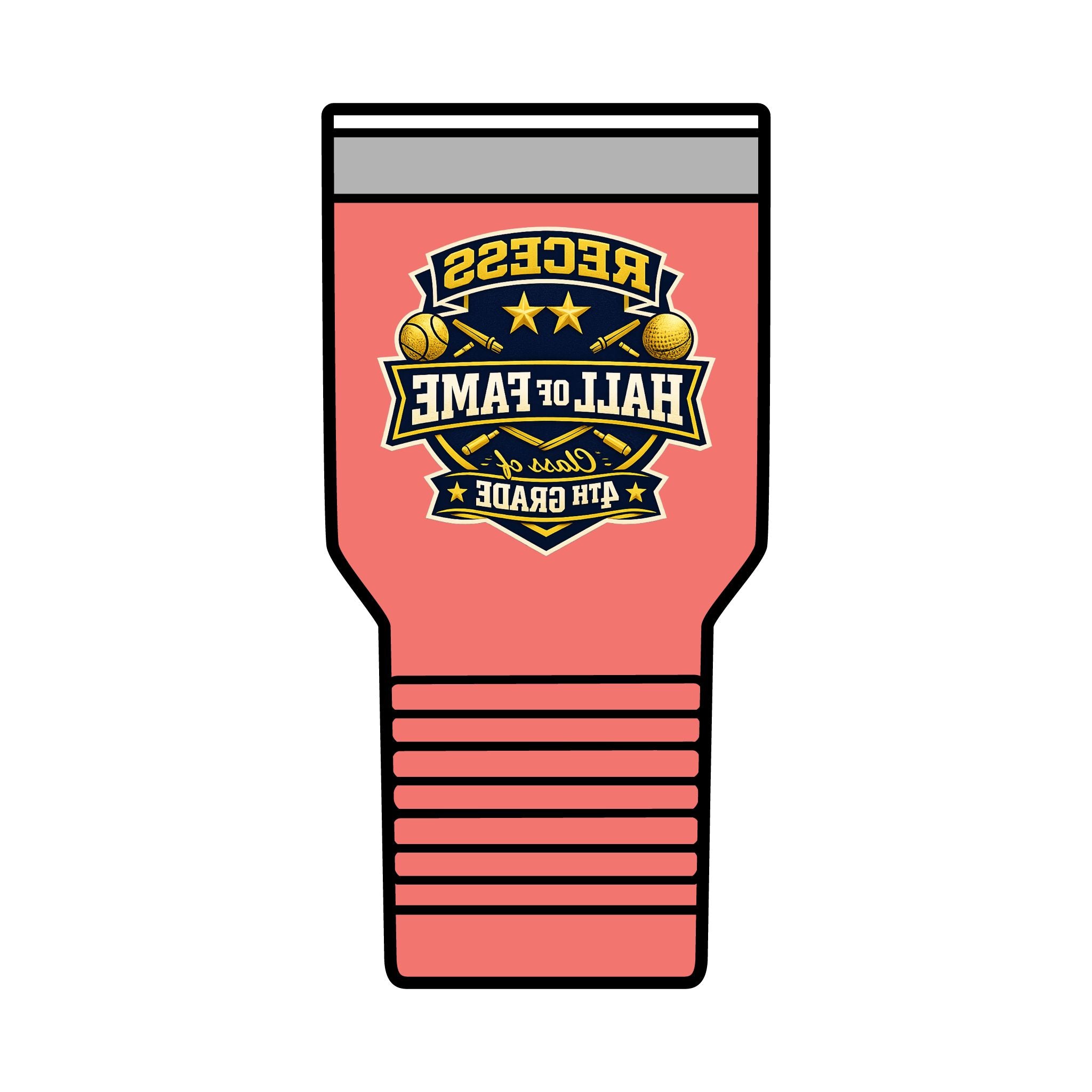 Recess Hall of Fame 30oz Insulated Tumbler — Class of 4th Grade