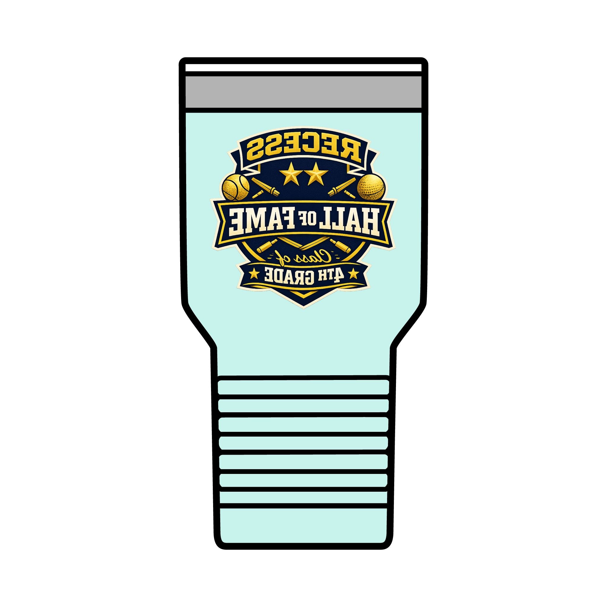 Recess Hall of Fame 30oz Insulated Tumbler — Class of 4th Grade