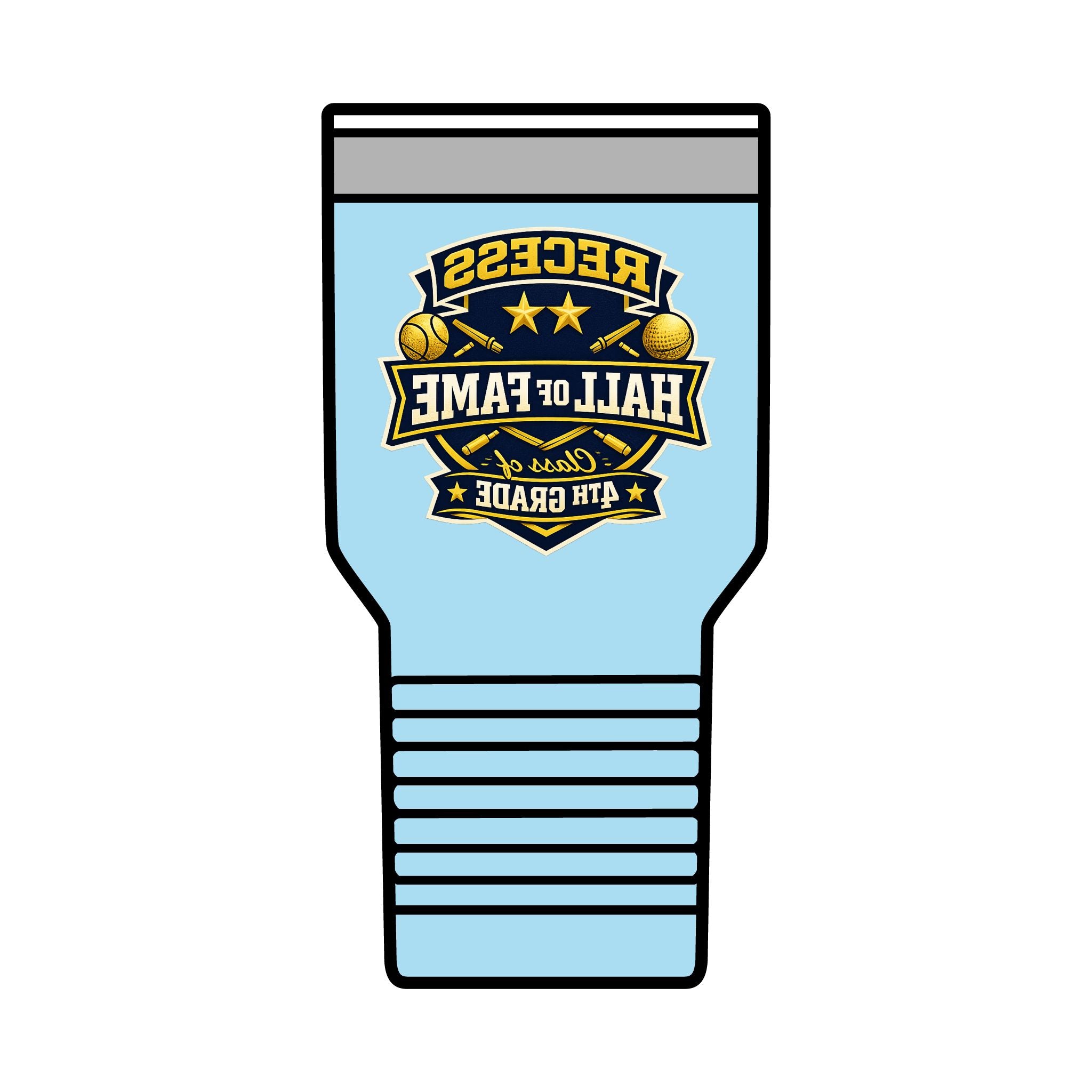Recess Hall of Fame 30oz Insulated Tumbler — Class of 4th Grade
