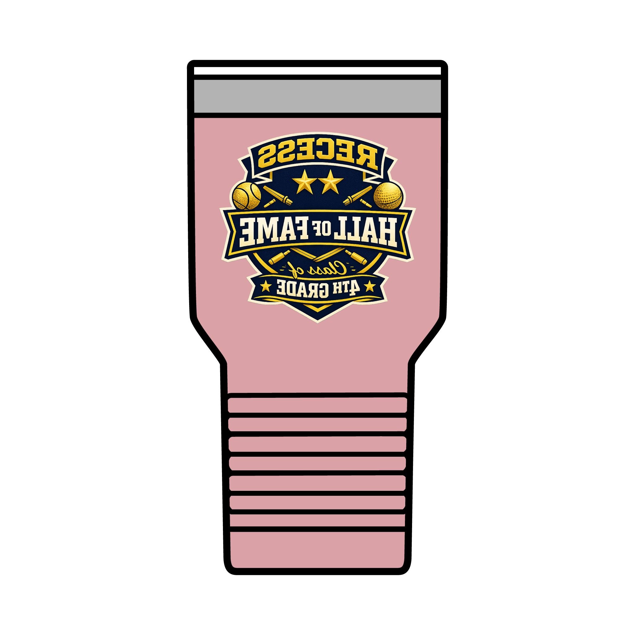 Recess Hall of Fame 30oz Insulated Tumbler — Class of 4th Grade