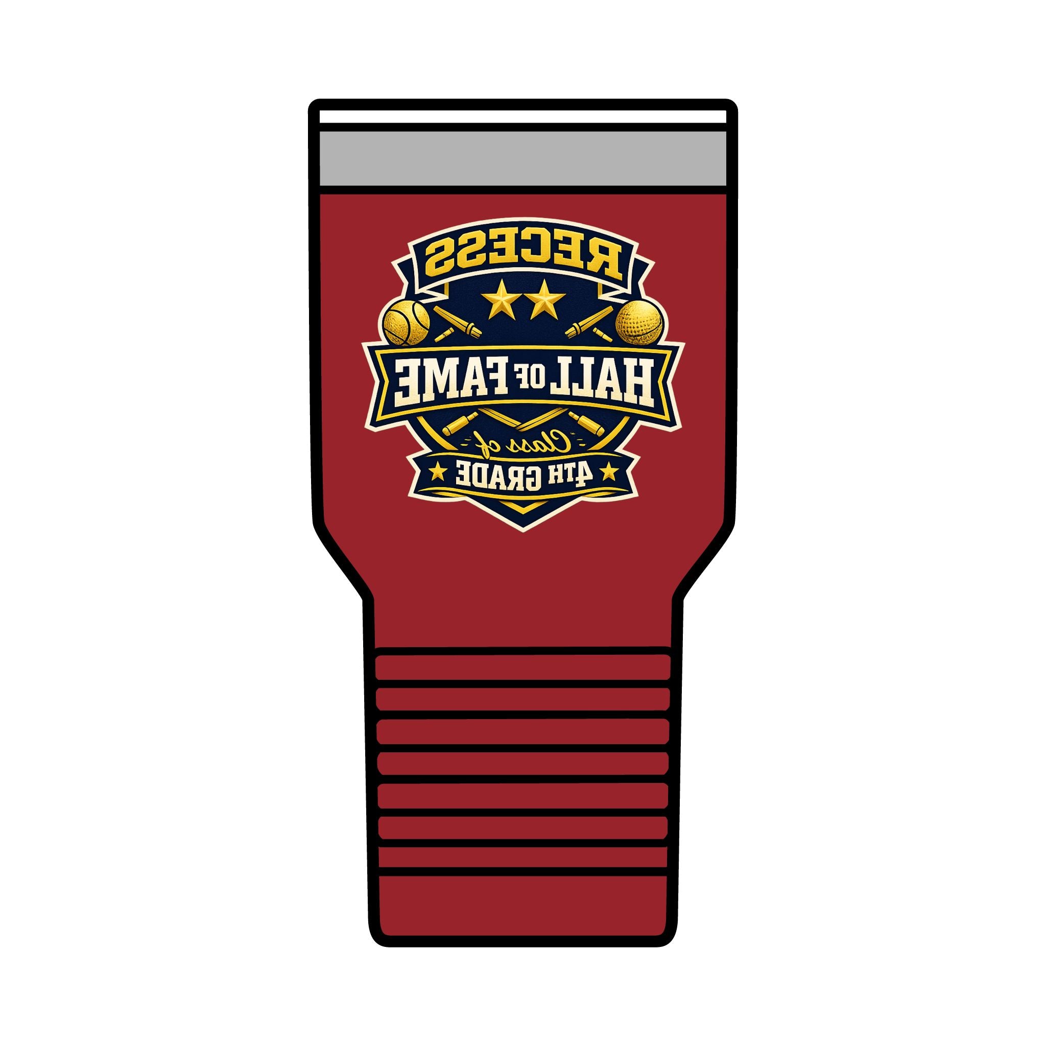Recess Hall of Fame 30oz Insulated Tumbler — Class of 4th Grade
