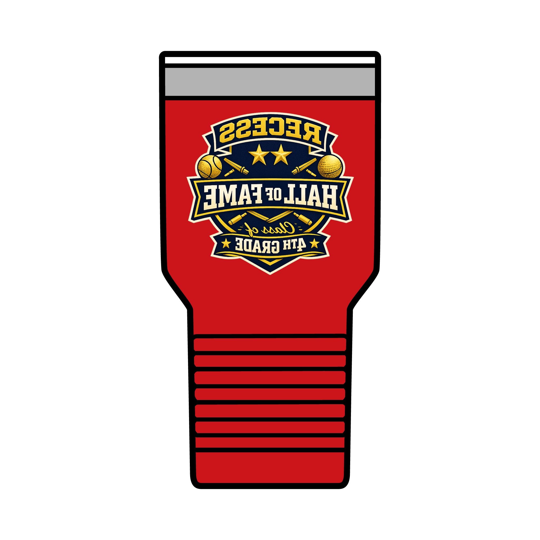 Recess Hall of Fame 30oz Insulated Tumbler — Class of 4th Grade