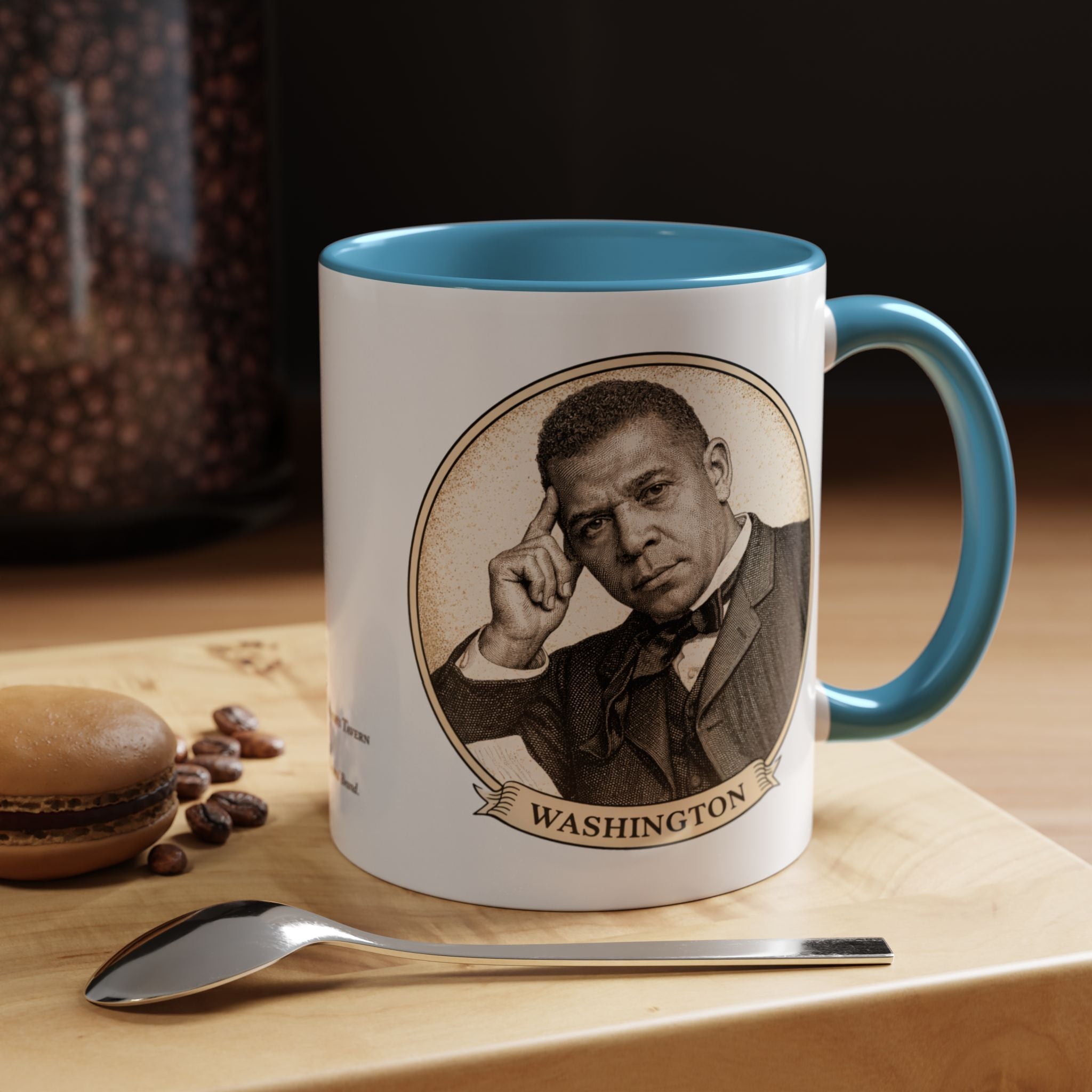 Washington -- The Thinker & Booker -- Ceramic Mug