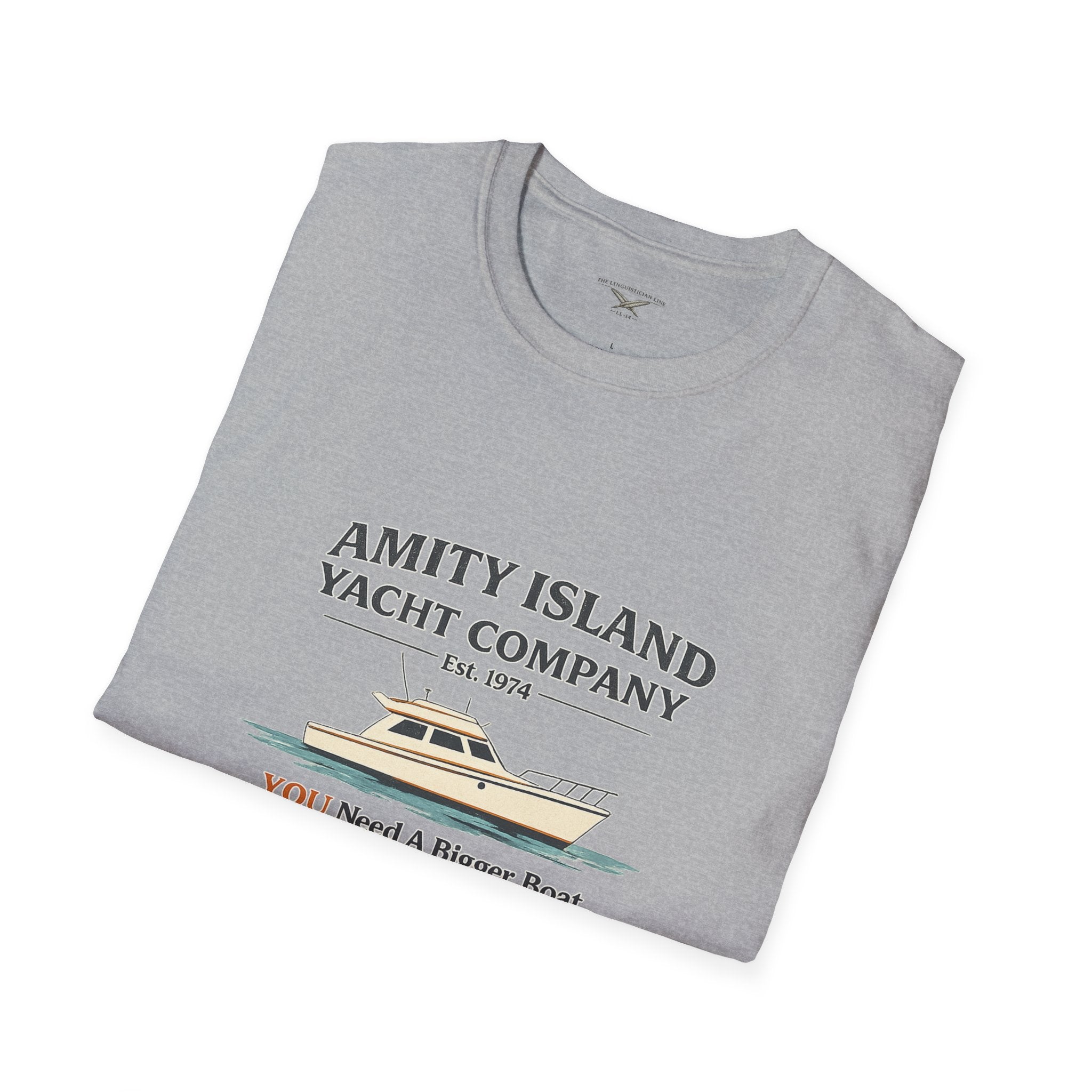 Amity Island Yacht Company T-Shirt — Vintage Literary Humor Tee