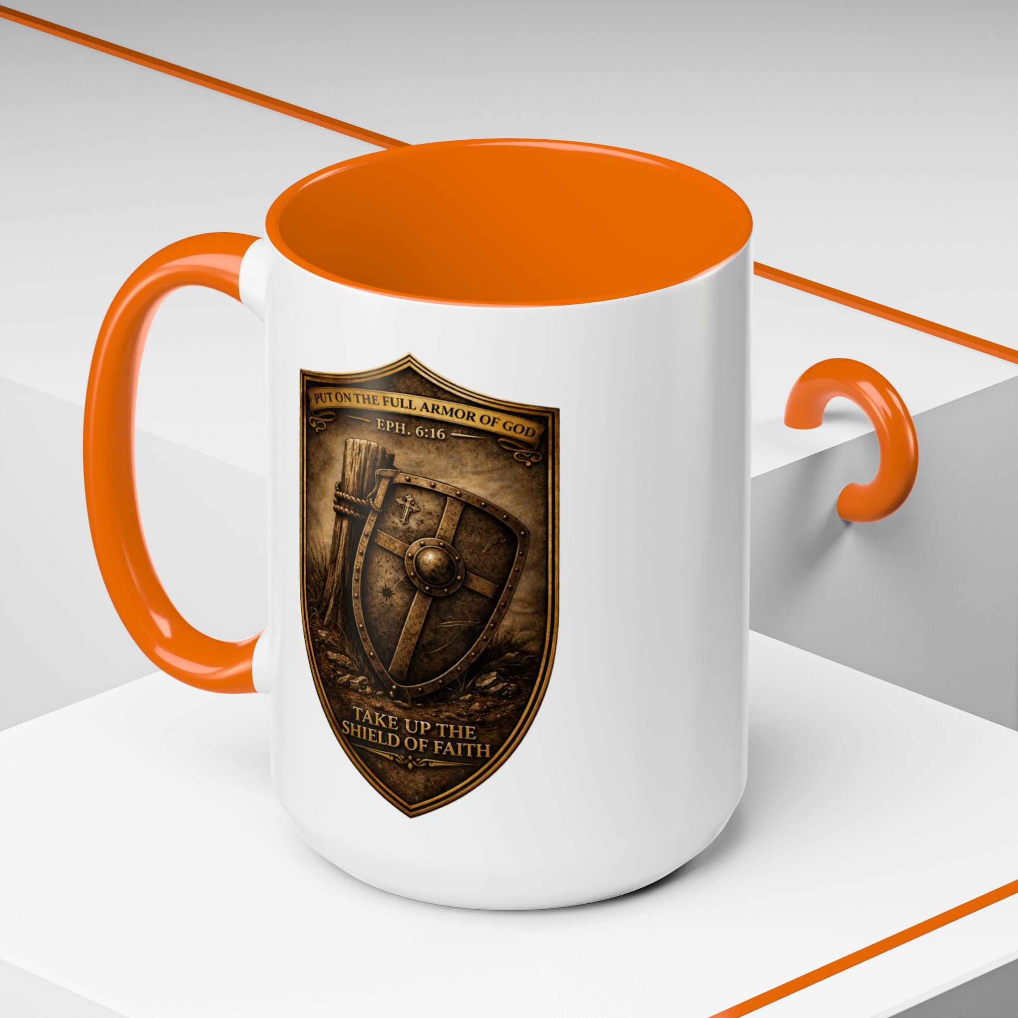 Ephesians 6:16 Coffee Mug — The Foundation Collection (15 oz)