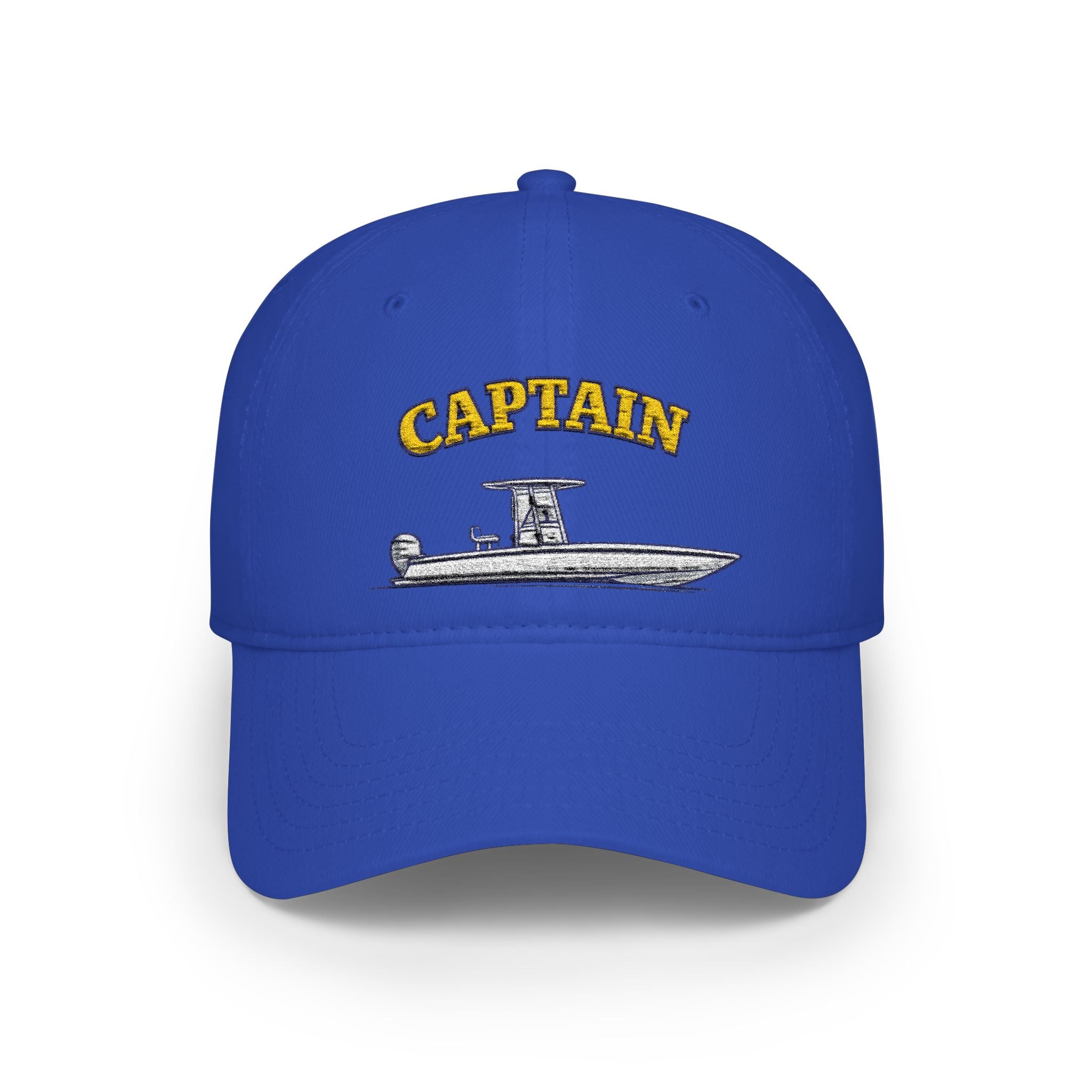 Center Console Captain Hat -- Low Profile Baseball Cap