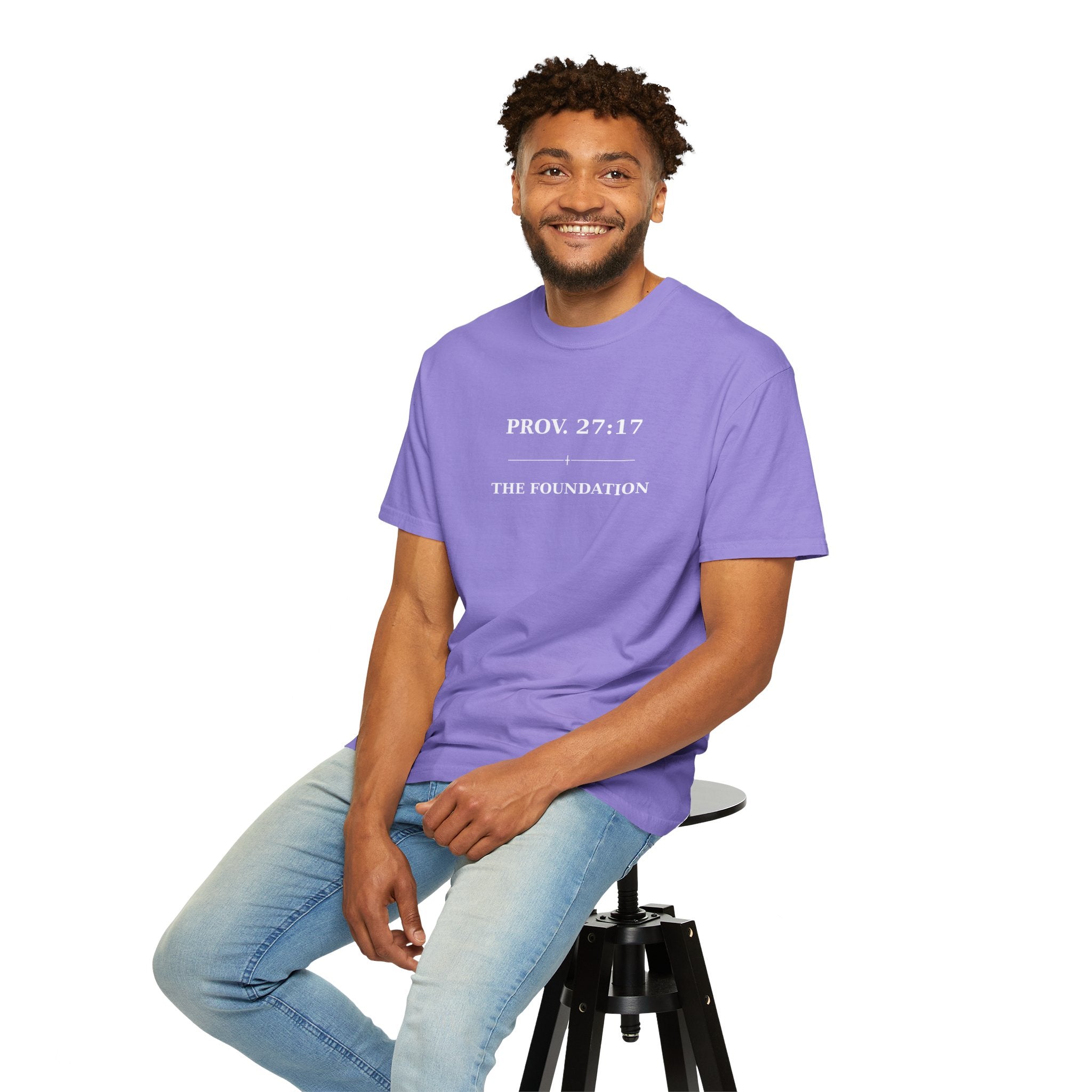 The Foundation — Proverbs 27:17 — In Plain Clothes Tee