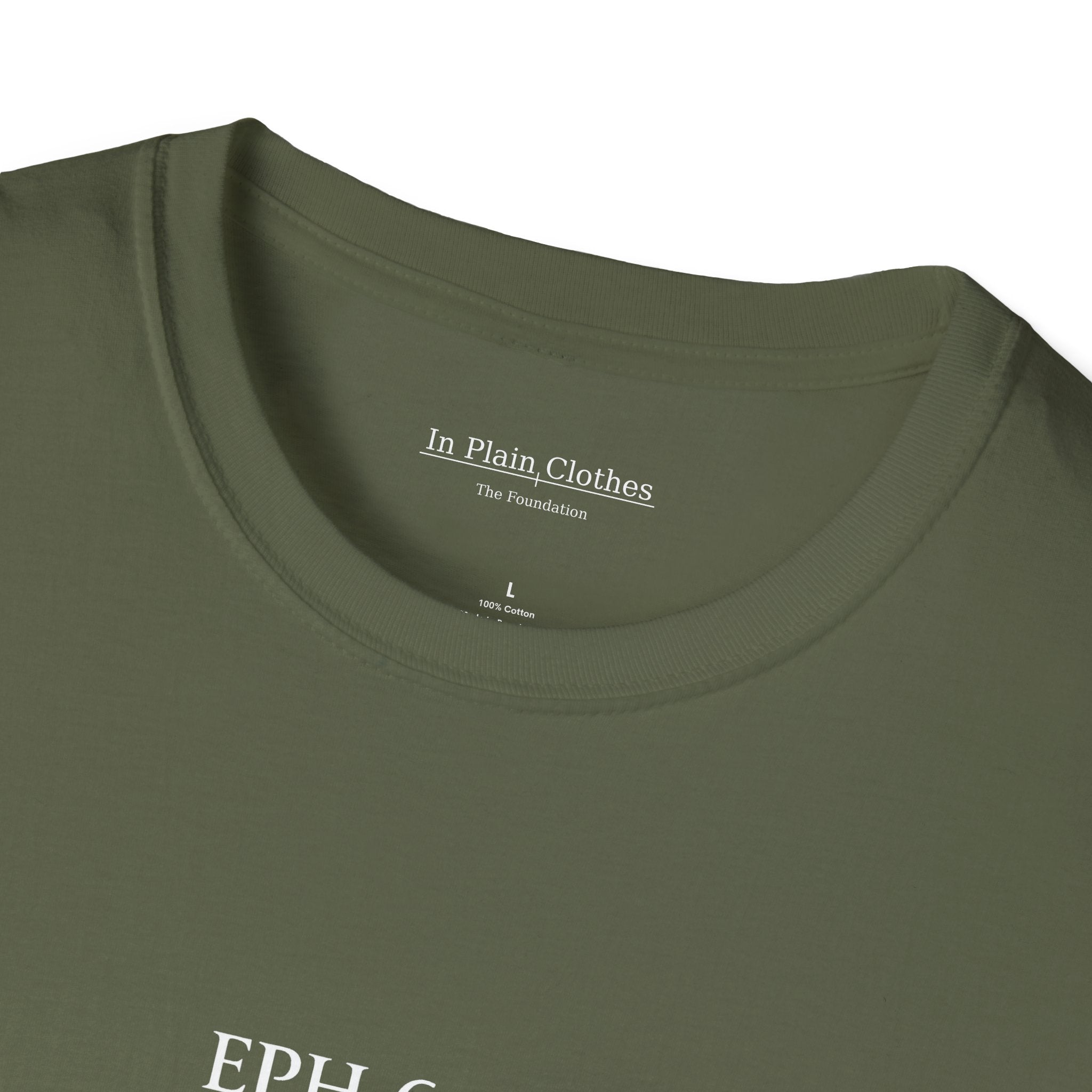 The Armor  — Ephesians 6:16 — In Plain Clothes Tee