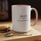 Ephesians 6:15 Coffee Mug — The Foundation Collection (15 oz)