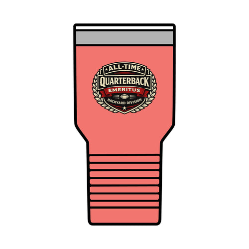 All-Time Quarterback. Emeritus -- 30oz Insulated Tumbler