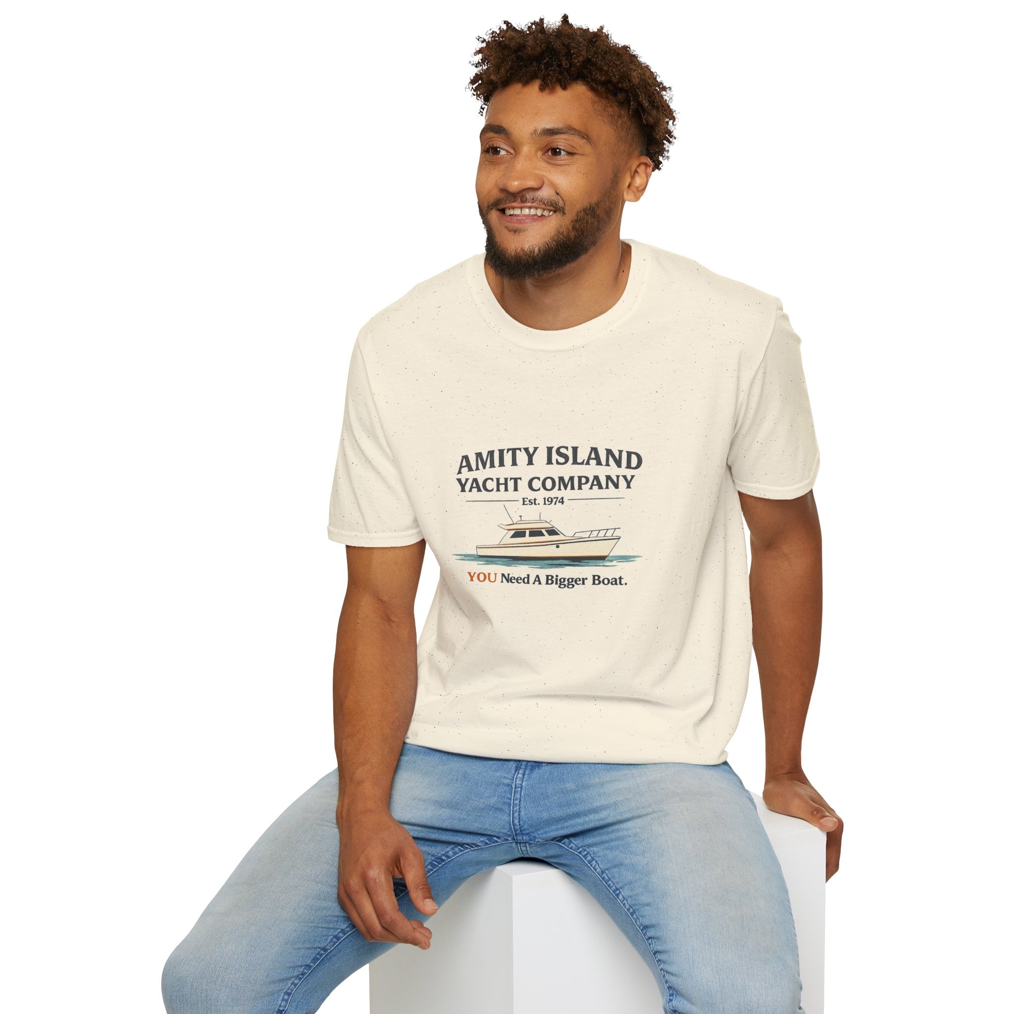 Amity Island Yacht Company T-Shirt — Vintage Literary Humor Tee