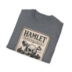 Hamlet Skull & Sexton Services T-Shirt — Vintage Literary Humor Tee
