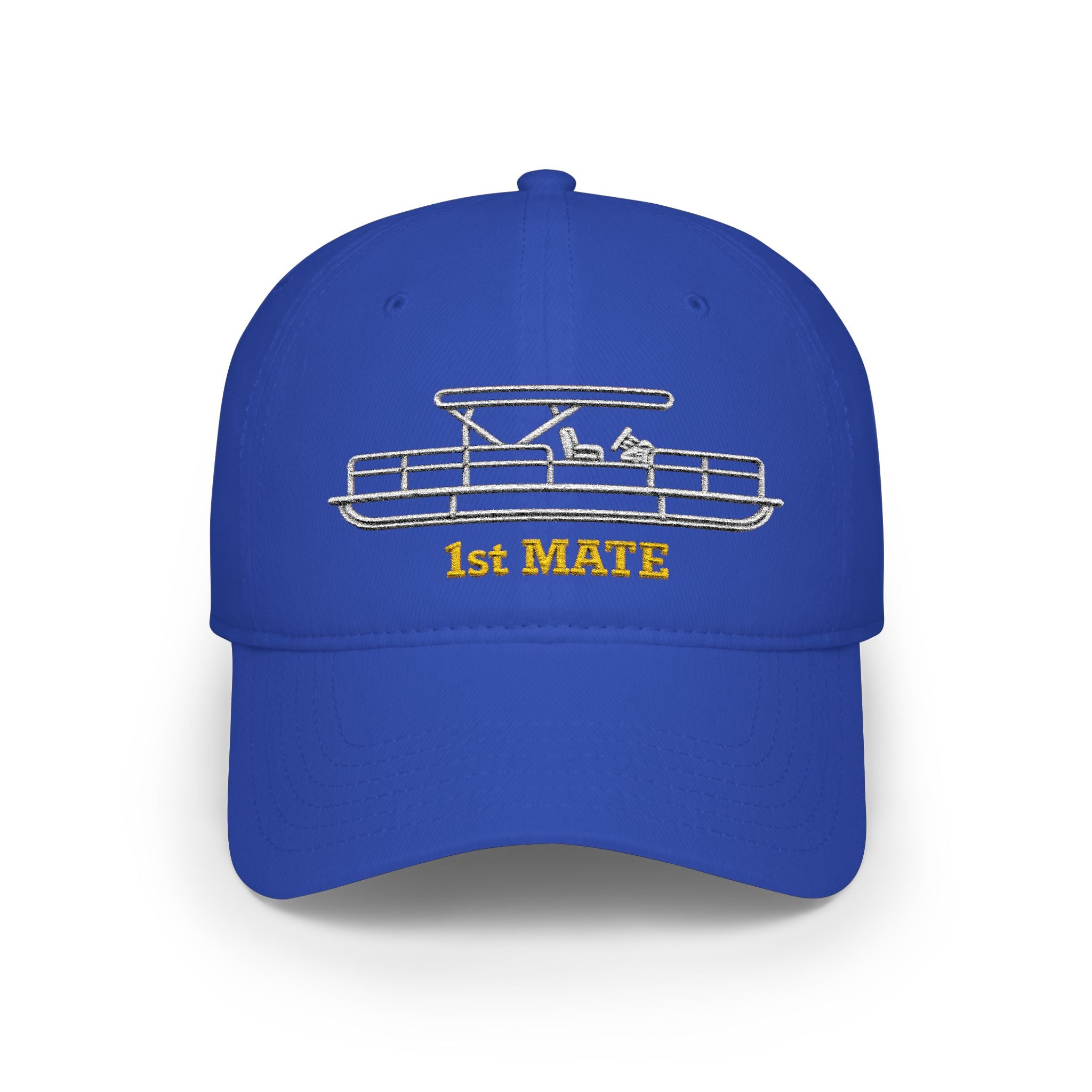 Pontoon Boat 1st Mate Embroidered Low Profile Baseball Cap