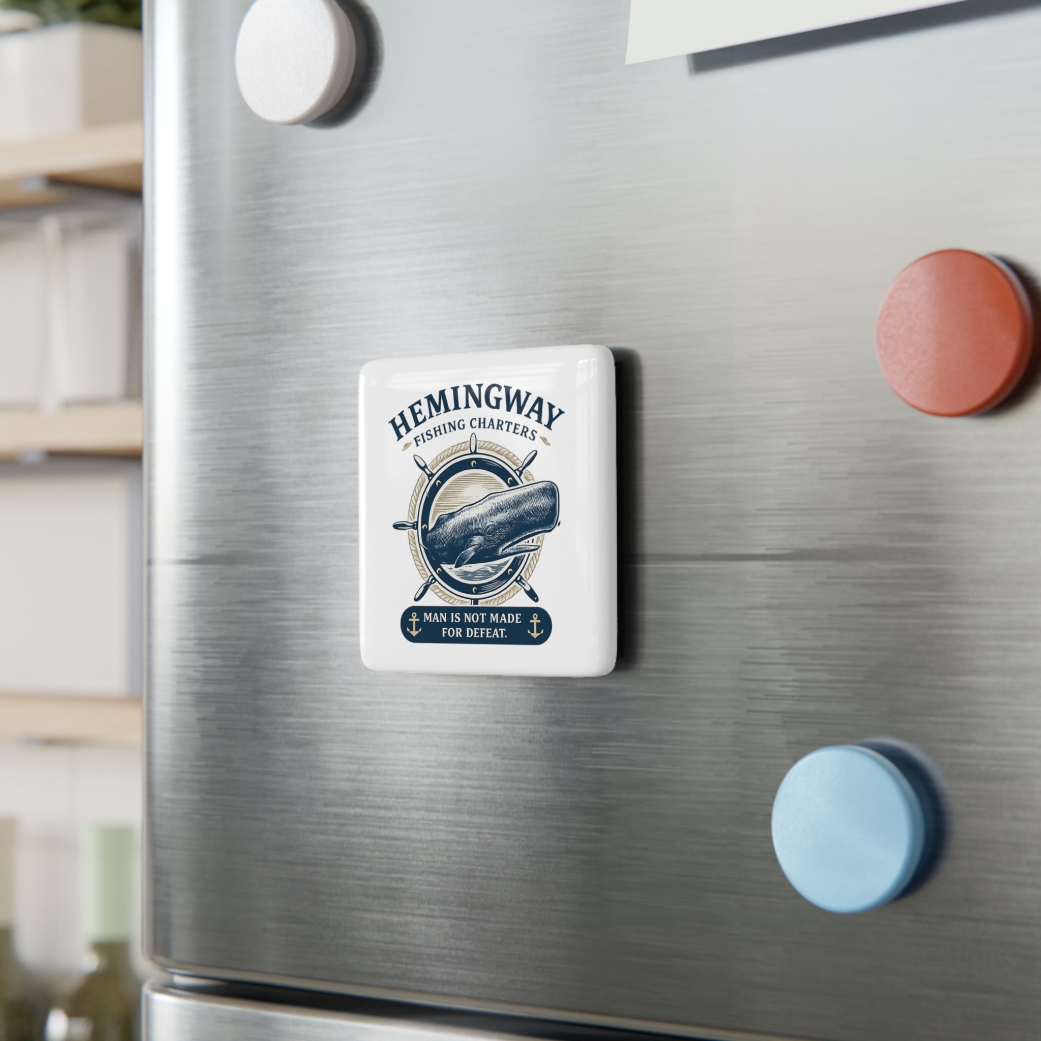 Hemingway Fishing Charters — Porcelain Magnet  From The Author’s Gallery