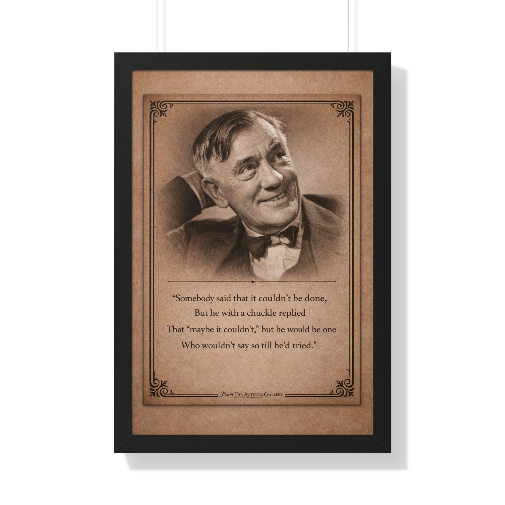 Guest -- Framed Vintage Literary Print -- The Author's Gallery