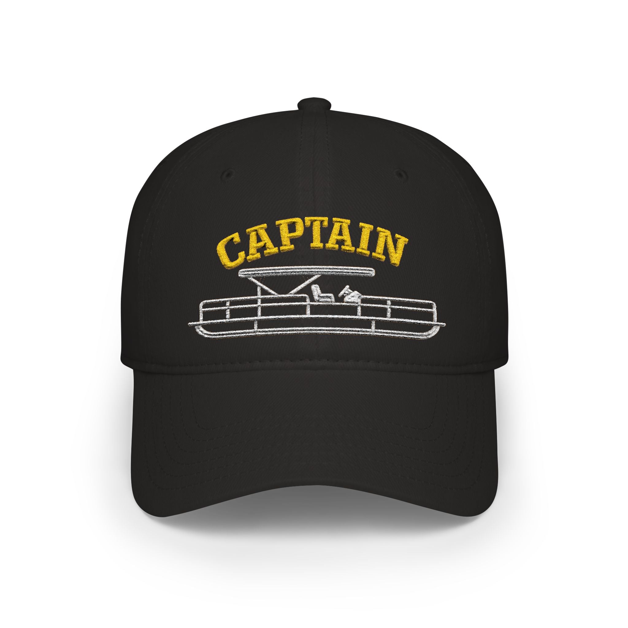 Pontoon Boat Captain Hat — Low Profile Baseball Cap