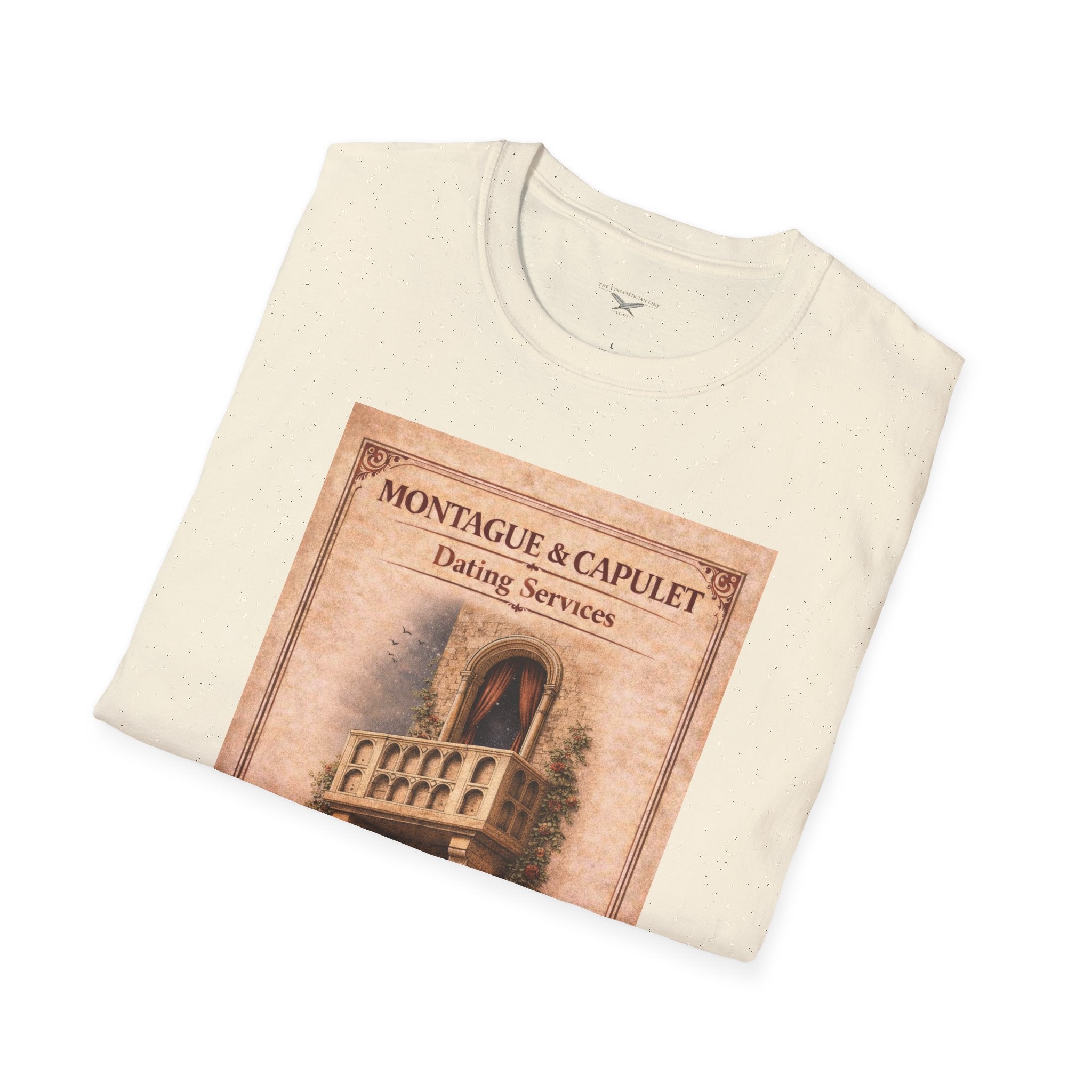 Montague & Capulet Dating Services T-Shirt – Vintage Literary Humor Tee