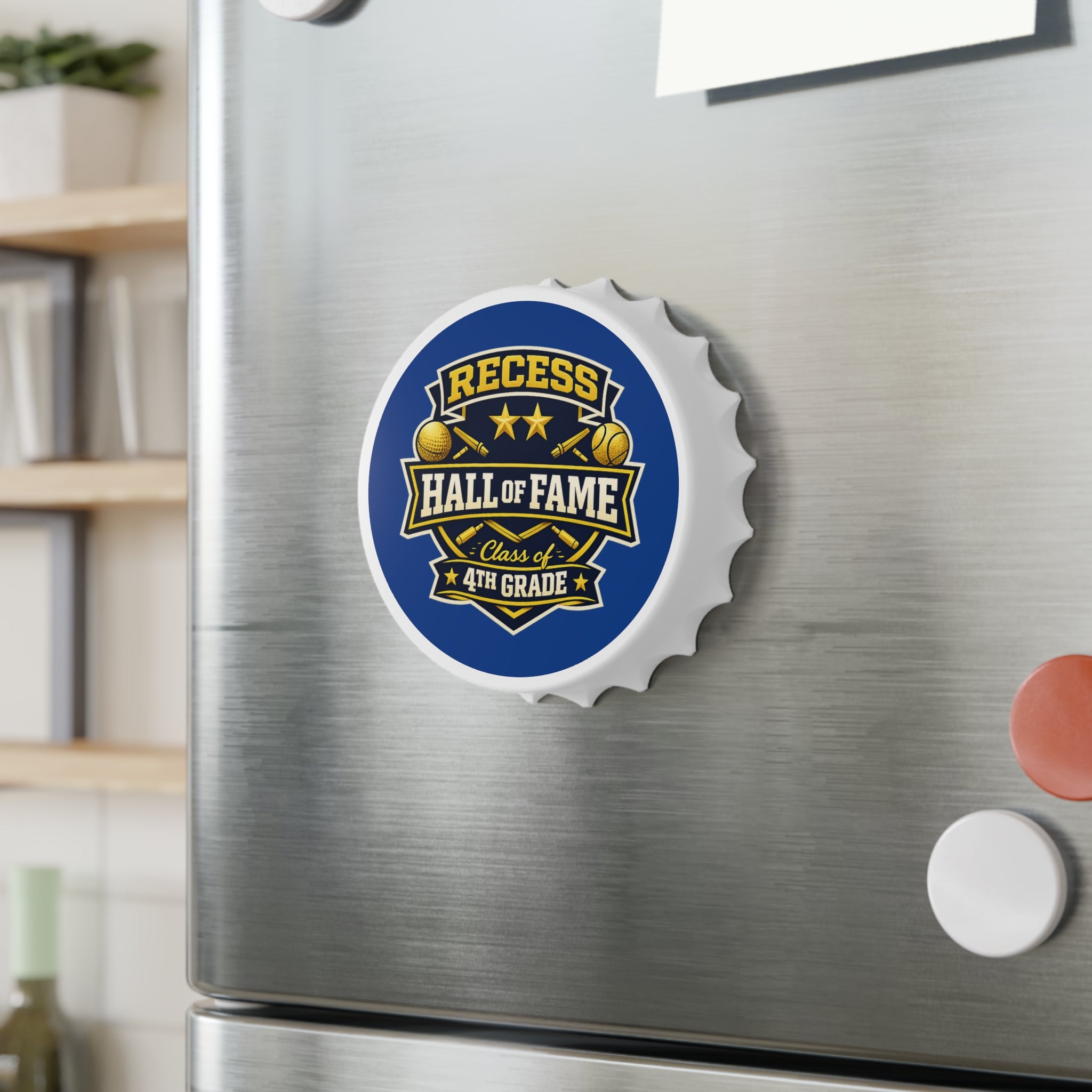 Recess Hall of Fame Bottle Opener — Class of 4th Grade