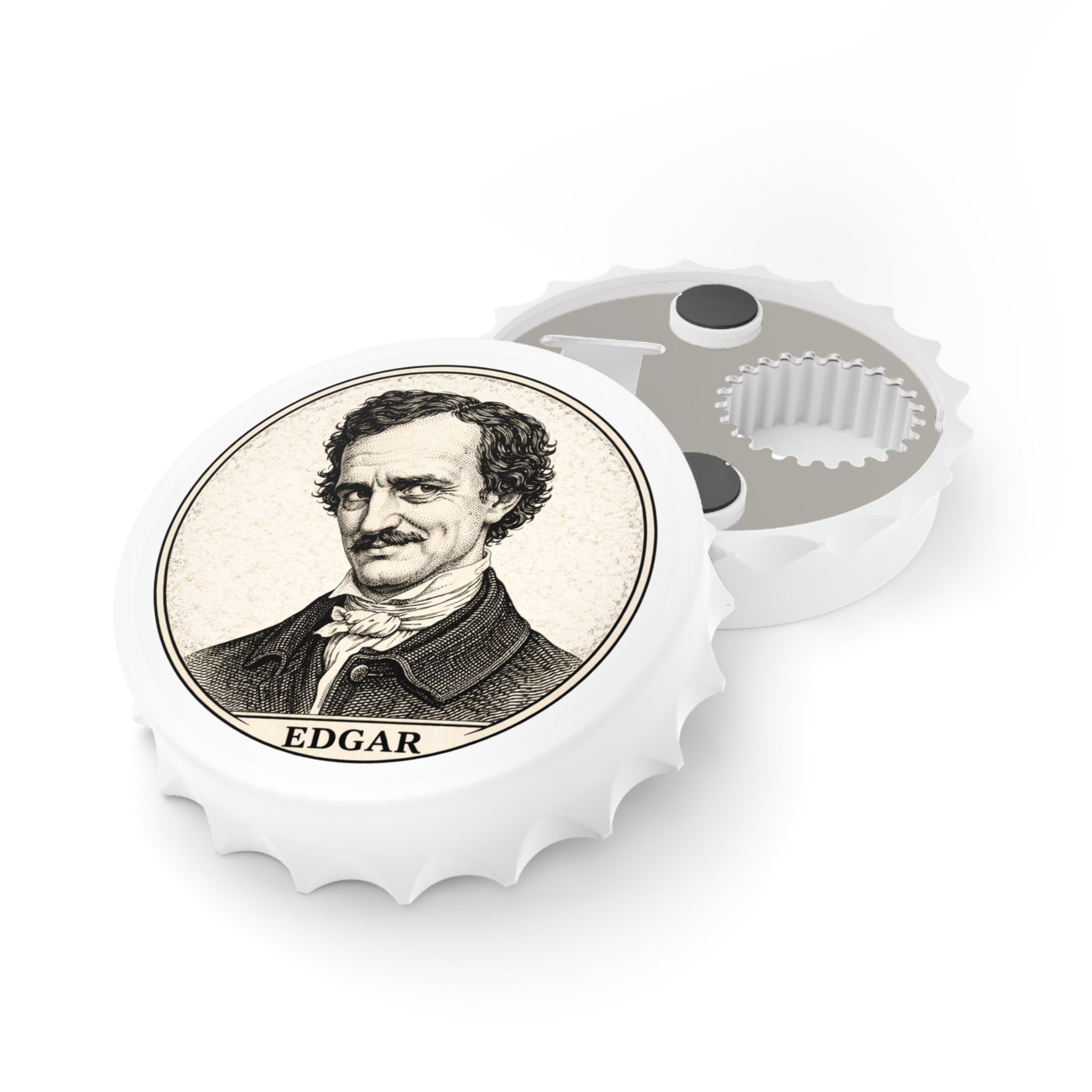 Edgar Poe Bottle Opener – Vintage Literary Portrait Bar Opener
