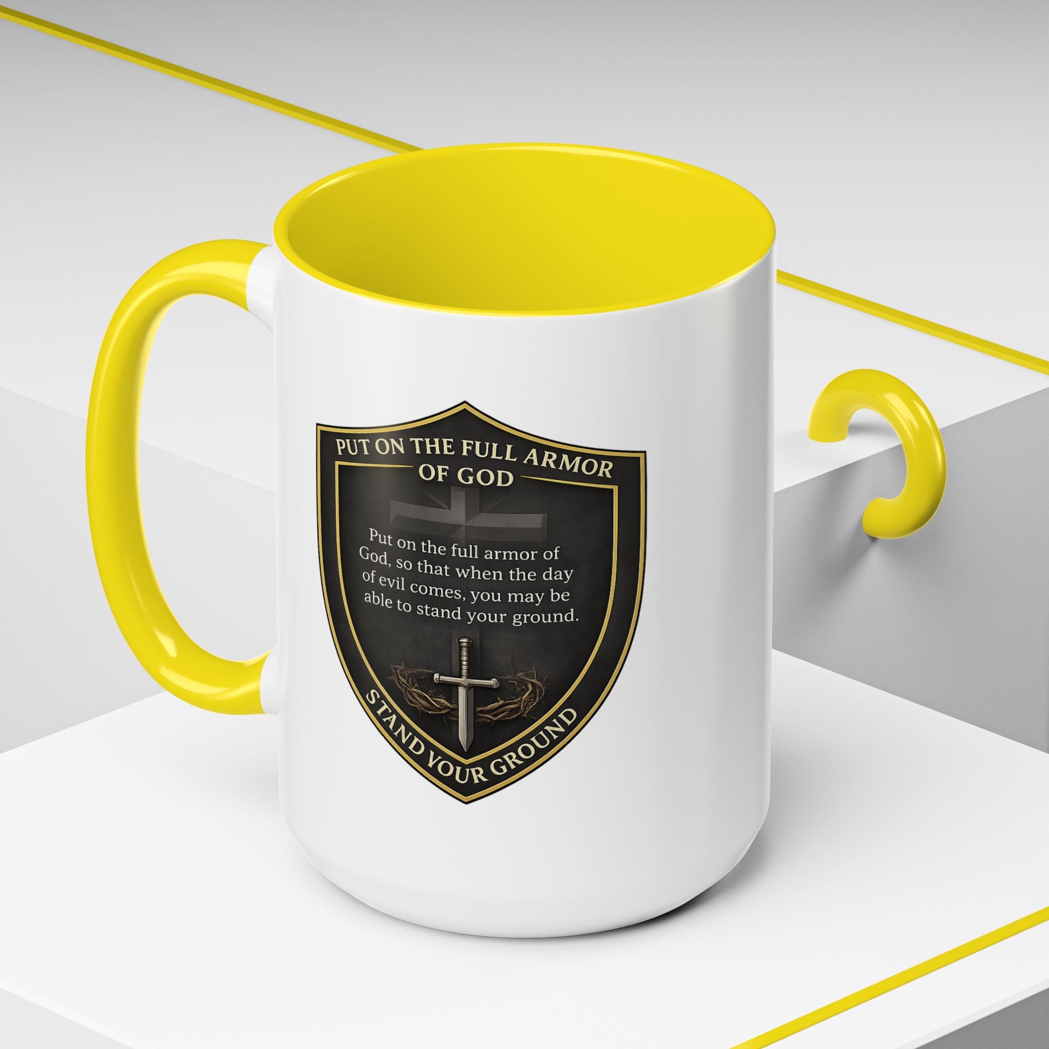 Ephesians 6:13 Coffee Mug — The Foundation Collection (15 oz)
