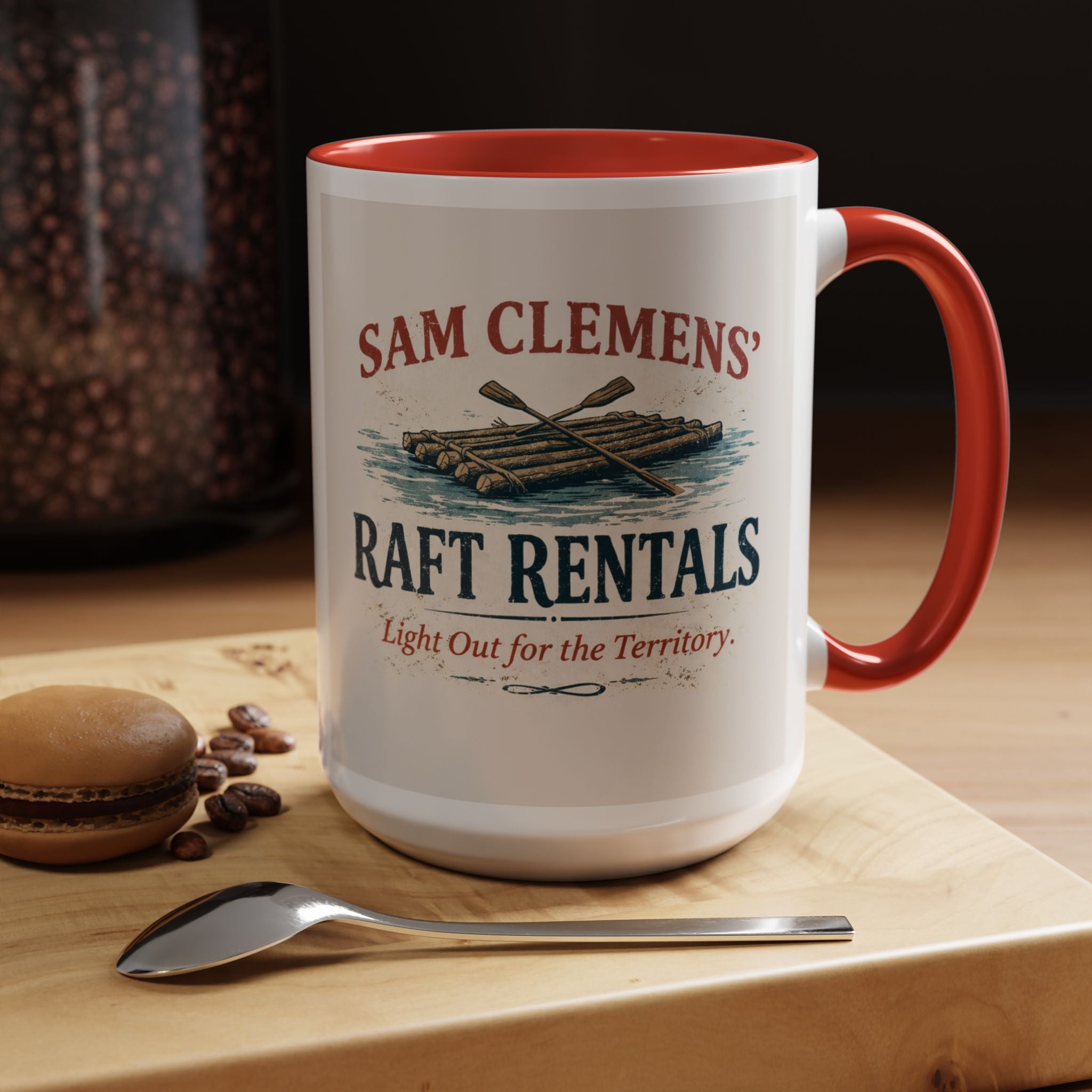Sam Clemens' Raft Rental Mug