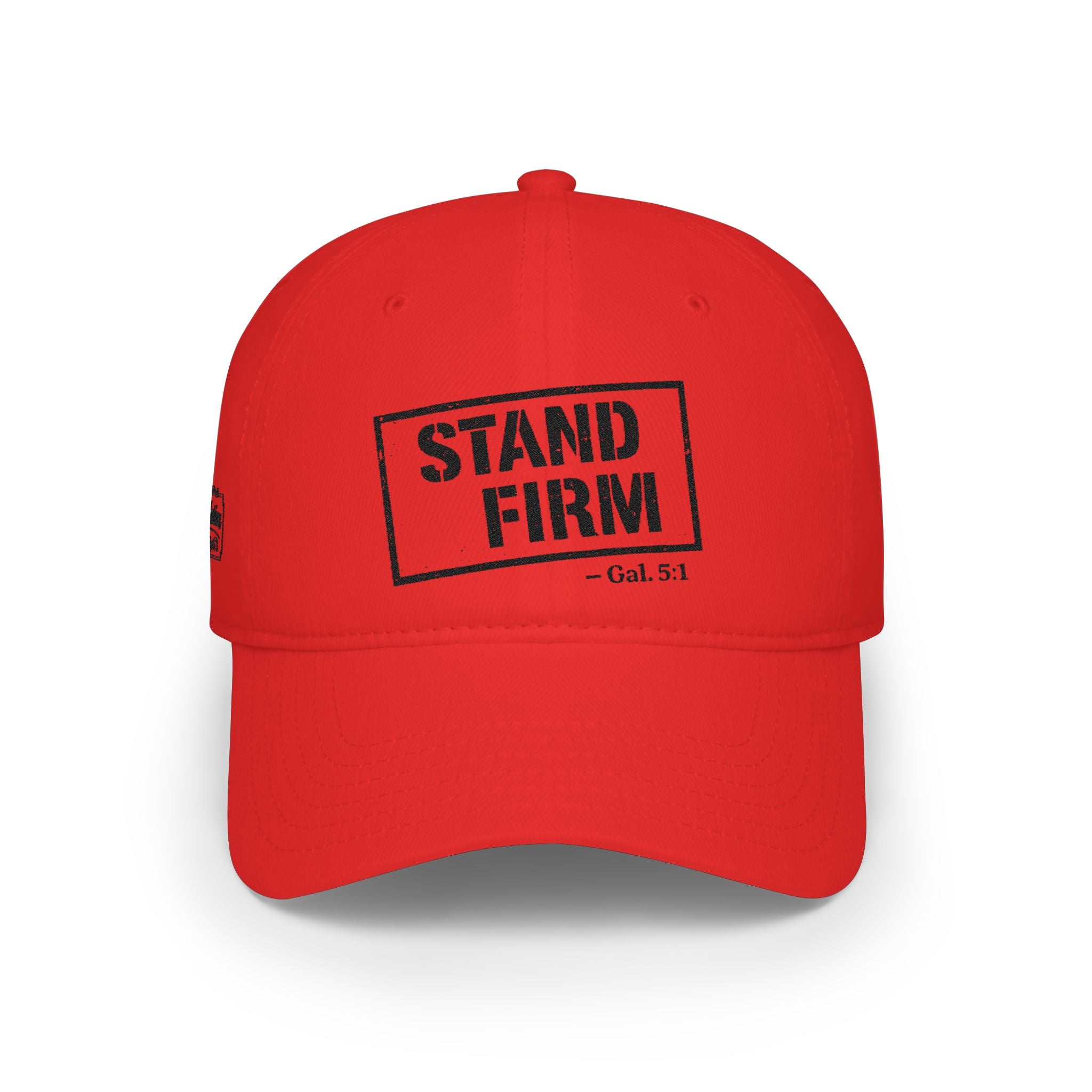 Stand Firm — Galatians 5:1 — Embroidered Cap | The Foundation Collection (Light Colors)