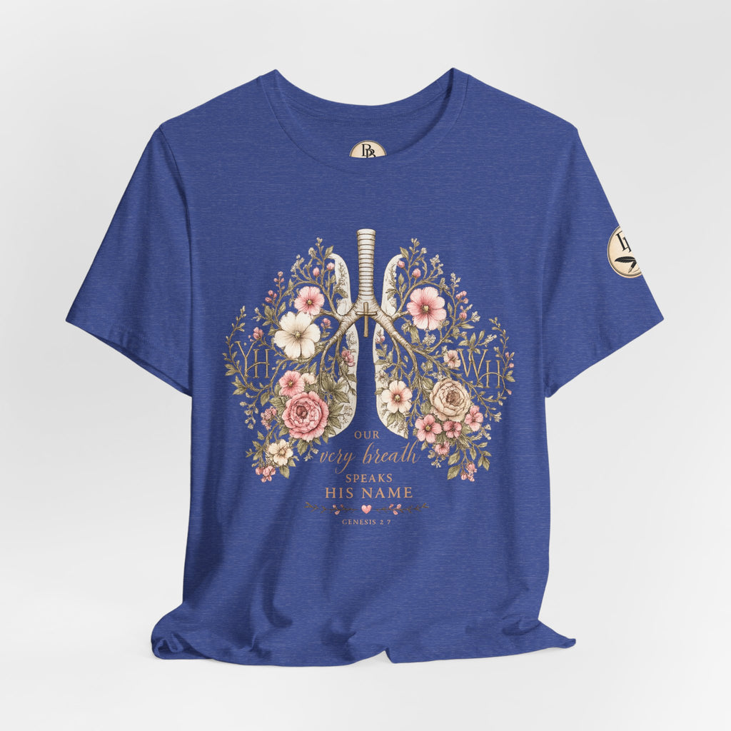 Every Breath Speaks His Name -- Genesis 2:7 (Botanical Lung Design)