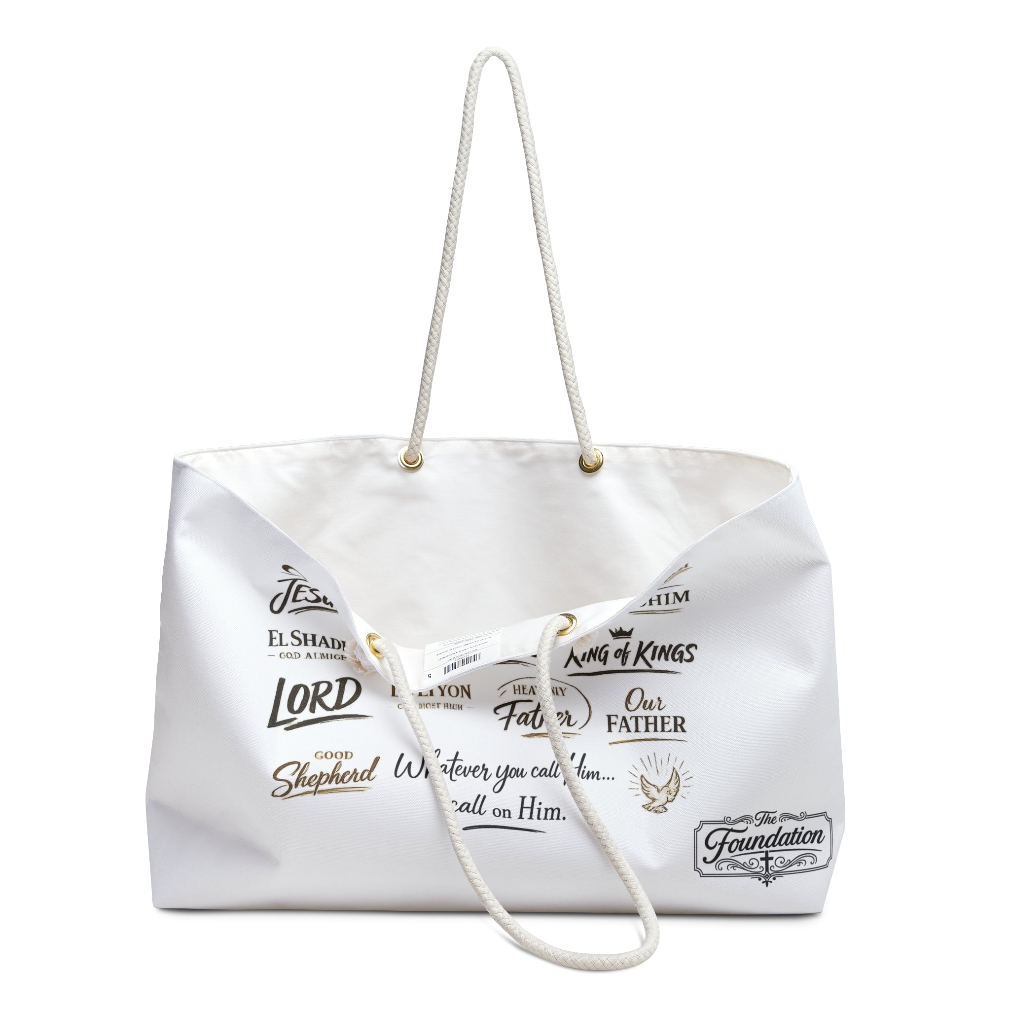 Weekender Bag – "Call on Him"     From The Foundation