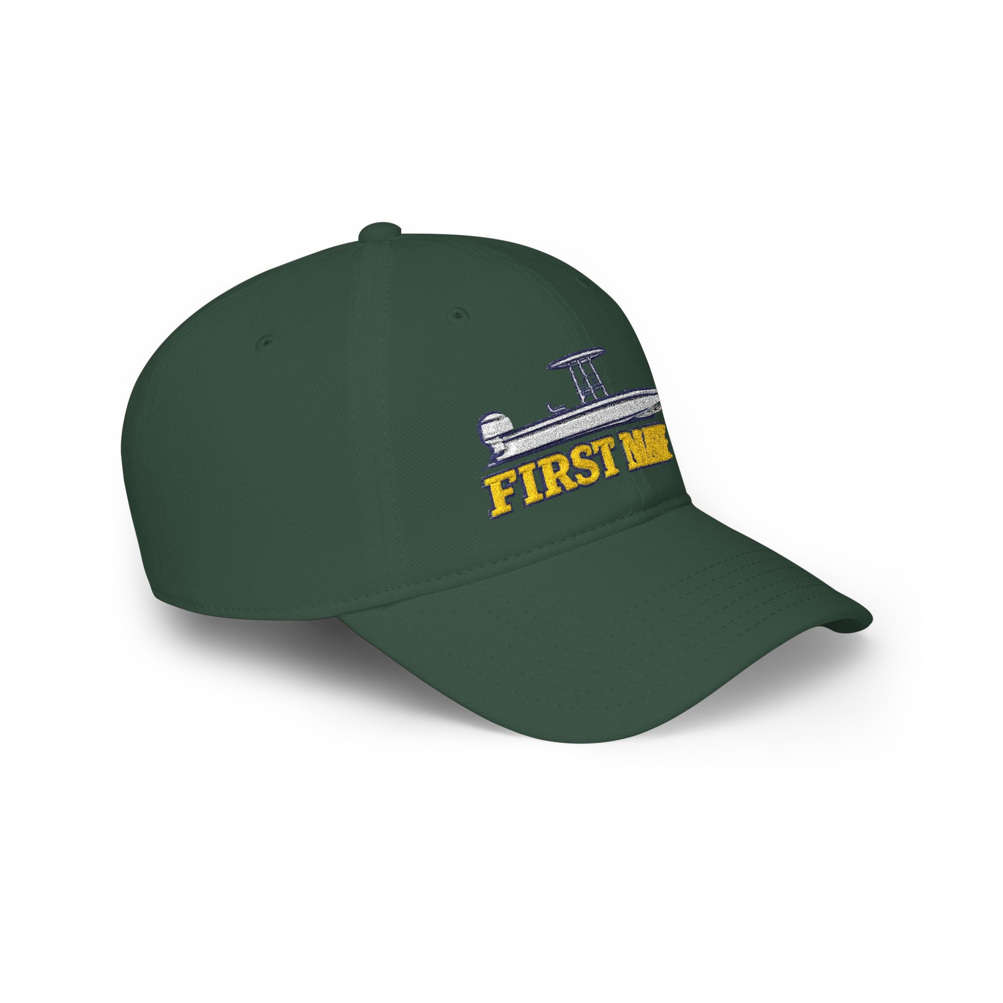 First Mate Center Console Boat Cap – Embroidered Low Profile Baseball Hat
