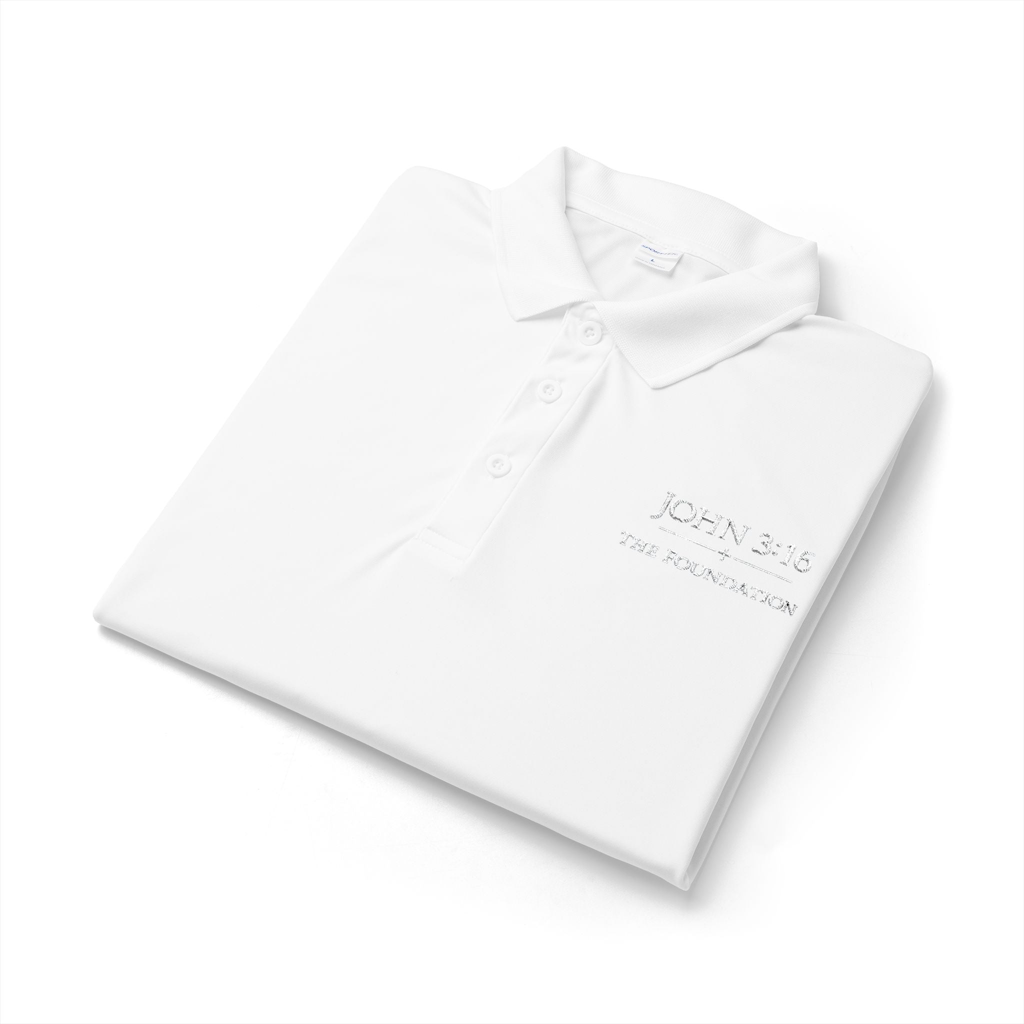 John 3:16 — Embroidered Polo  The Foundation Collection