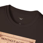 Montague & Capulet Dating Services T-Shirt – Vintage Literary Humor Tee