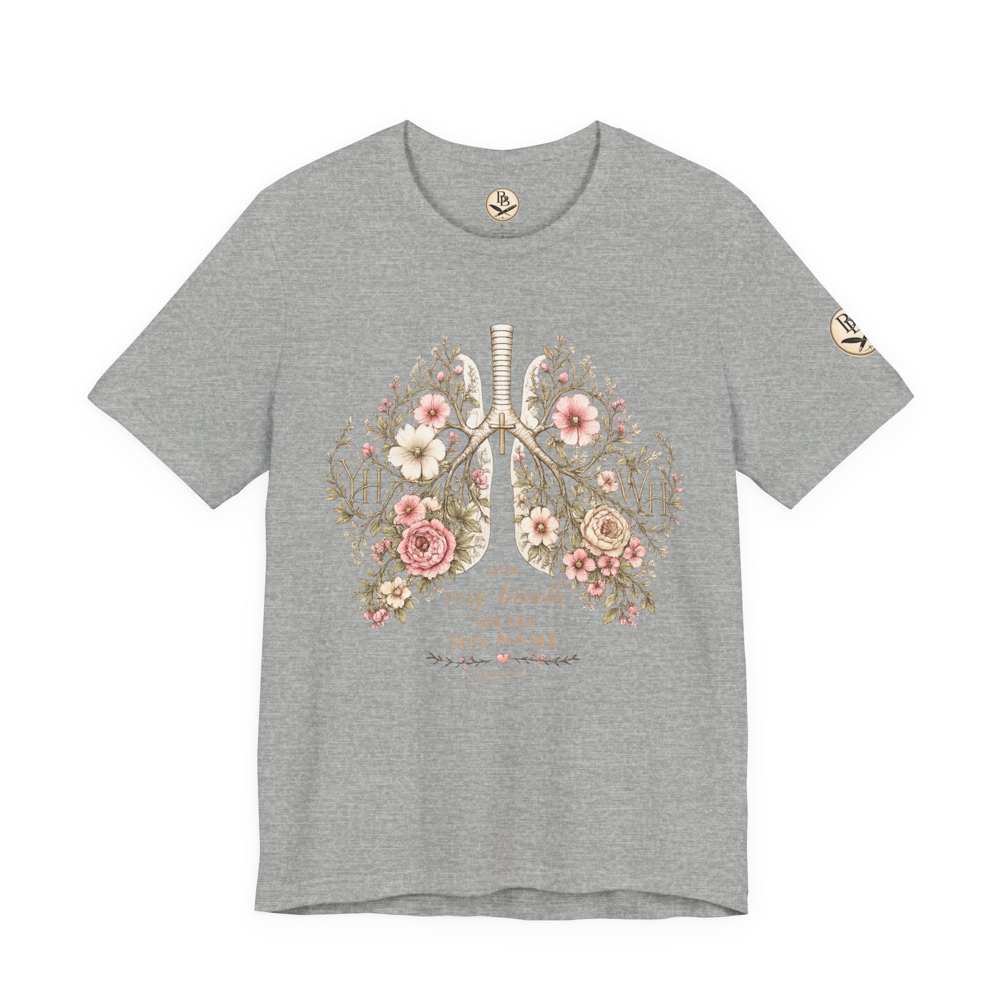 Every Breath Speaks His Name -- Genesis 2:7 (Botanical Lung Design)