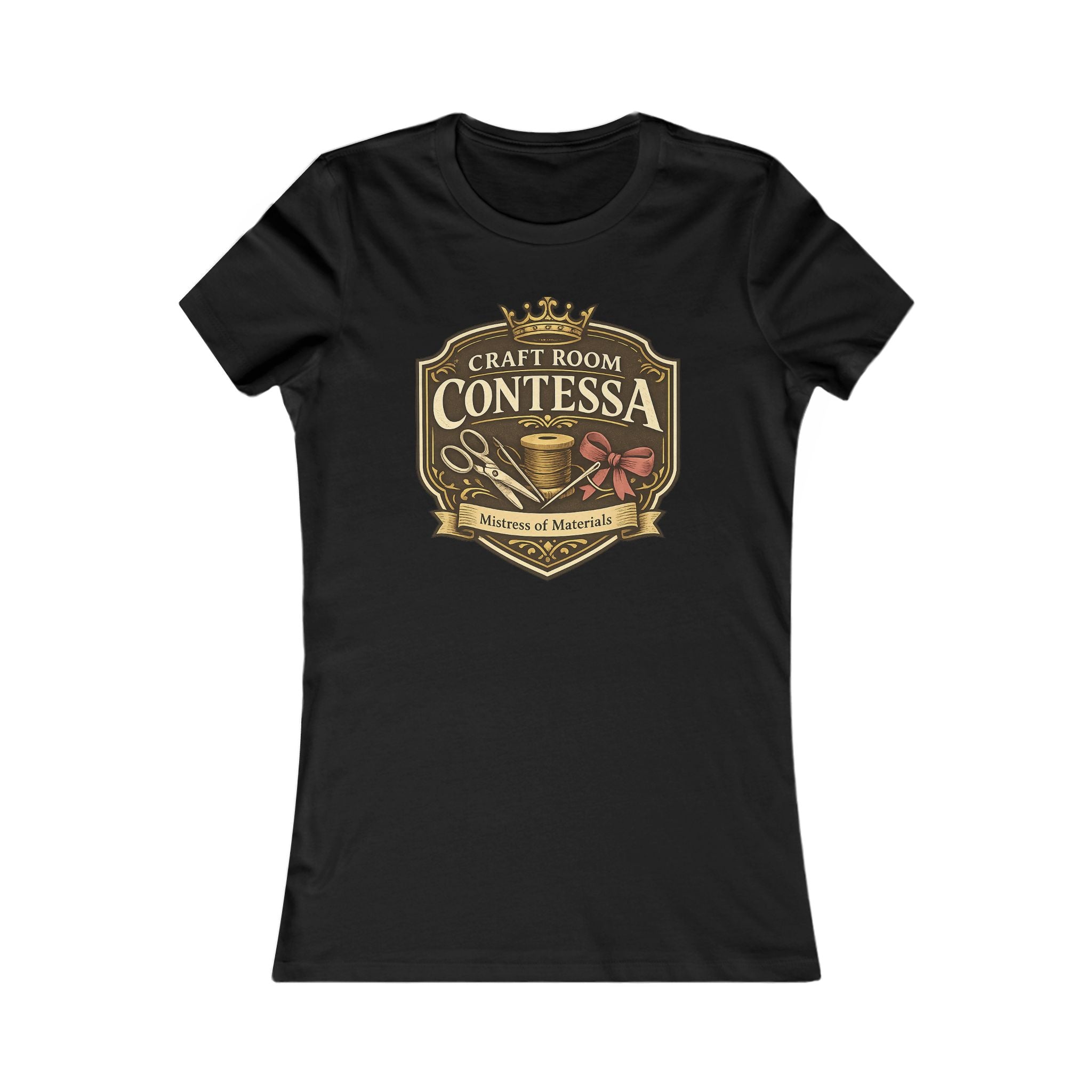 Contessa Craft Room Women's Tee — "It Was on Sale" Back Print