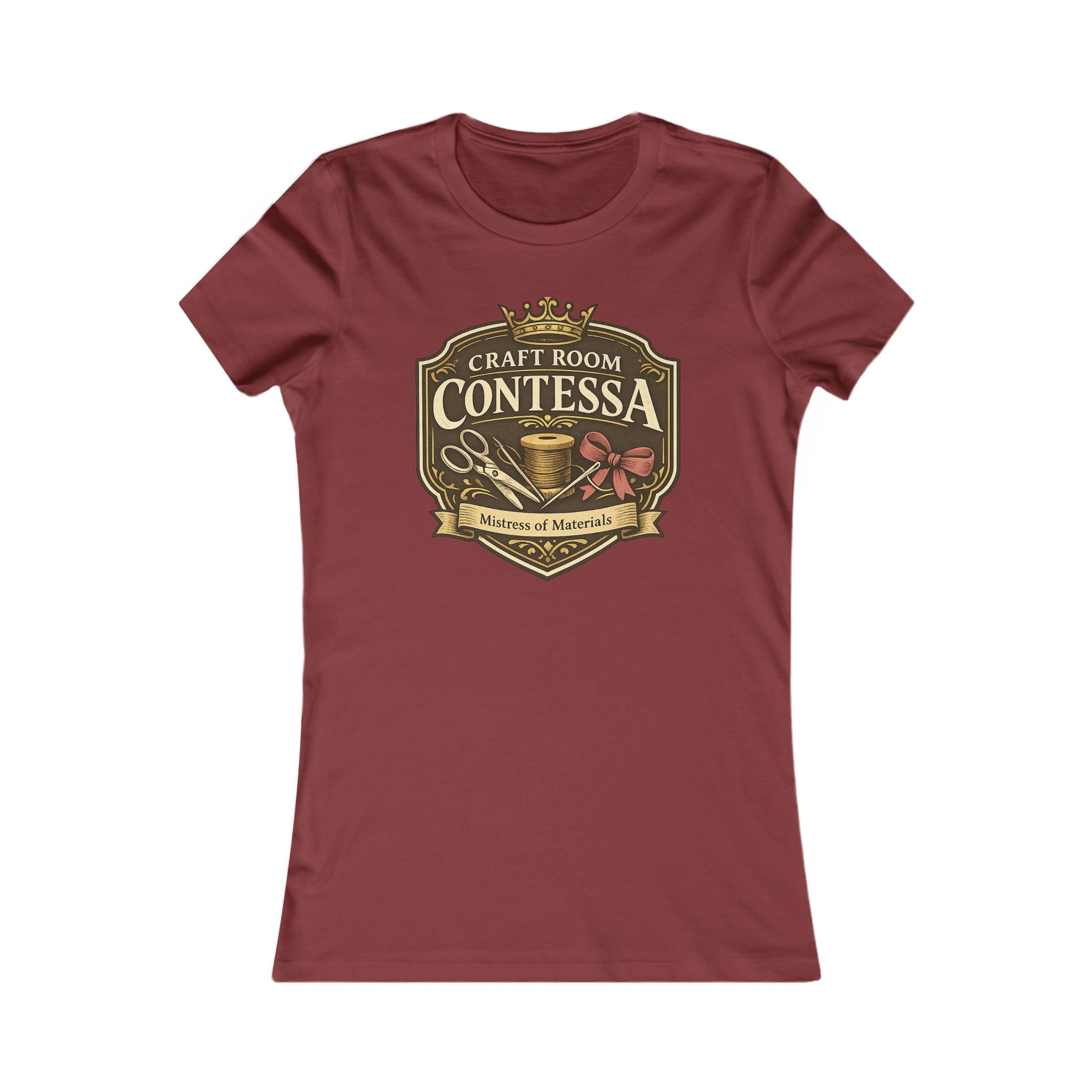 Contessa Craft Room Women's Tee — "It Was on Sale" Back Print