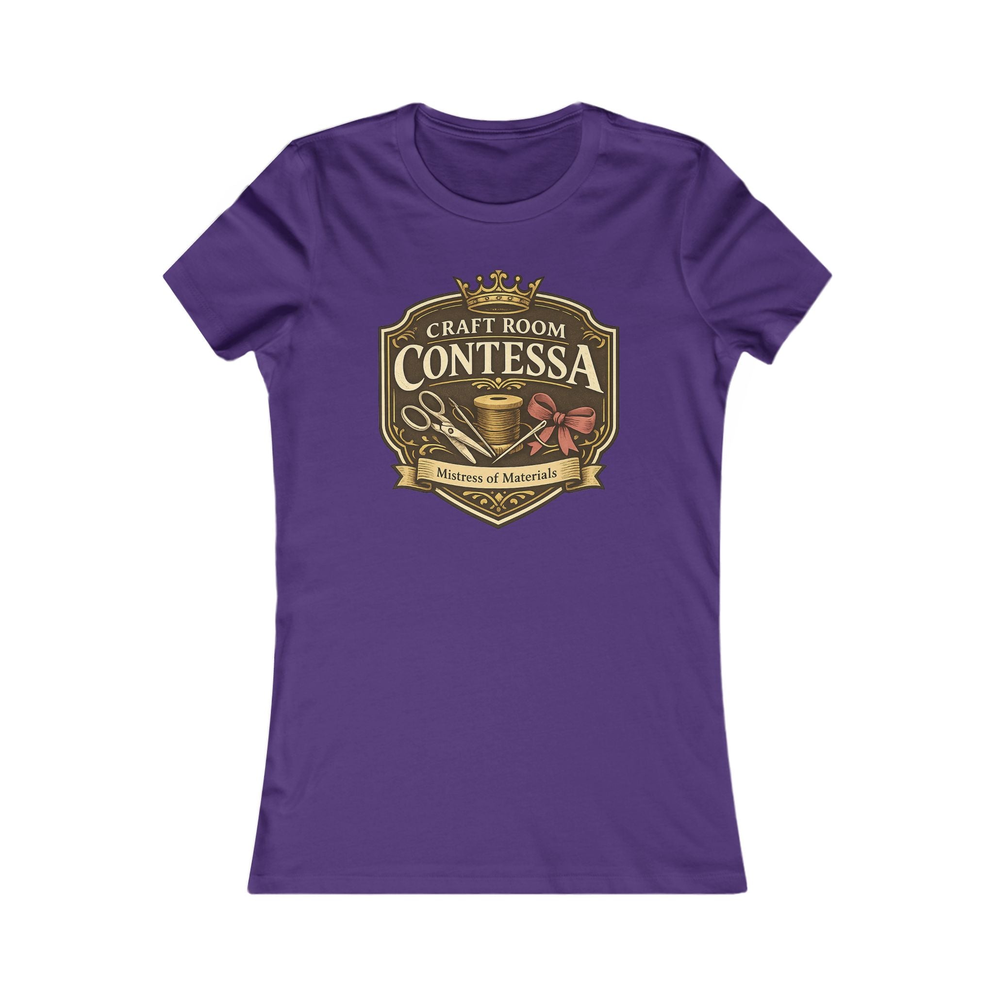 Contessa Craft Room Women's Tee — "It Was on Sale" Back Print