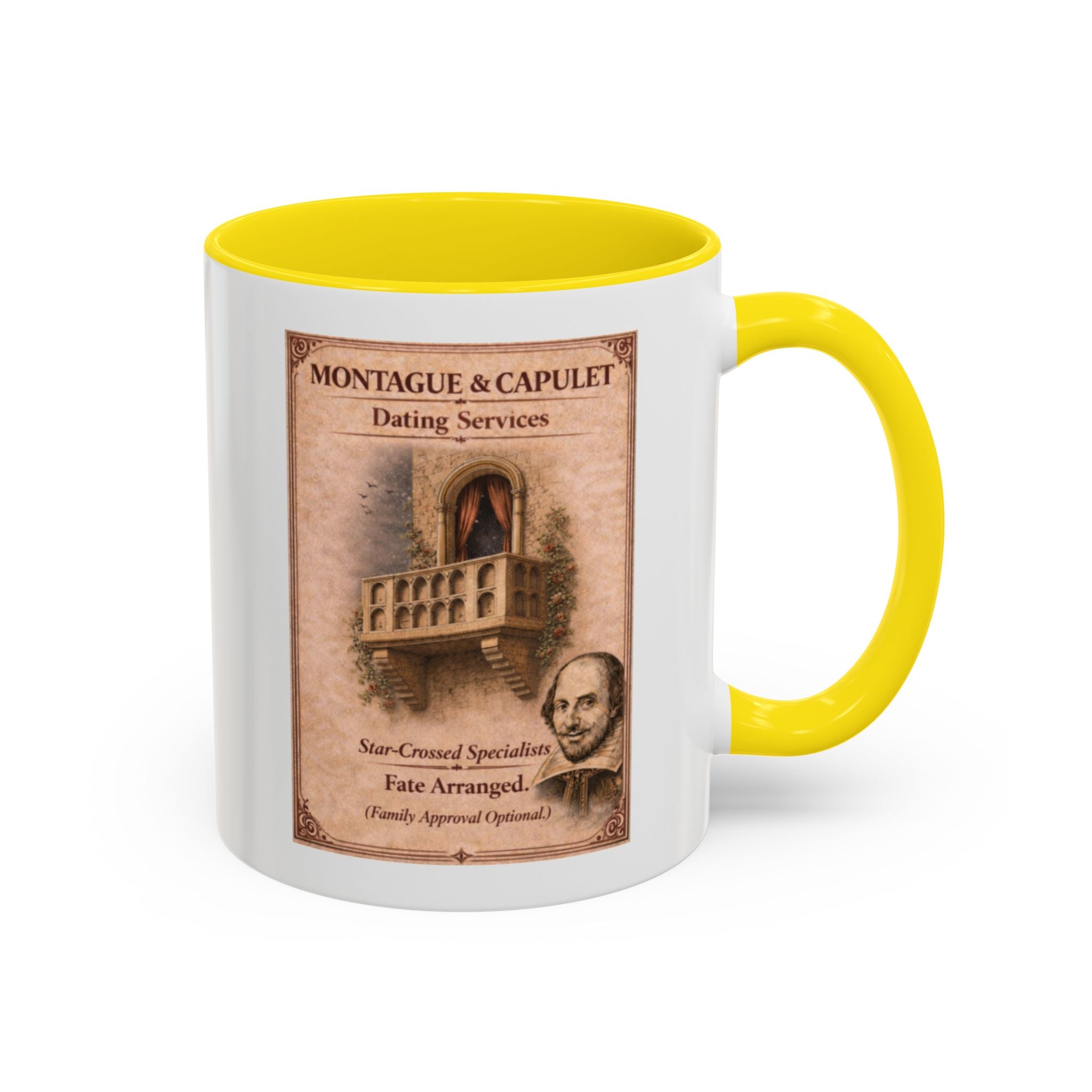 Montague & Capulet Dating Services Mug