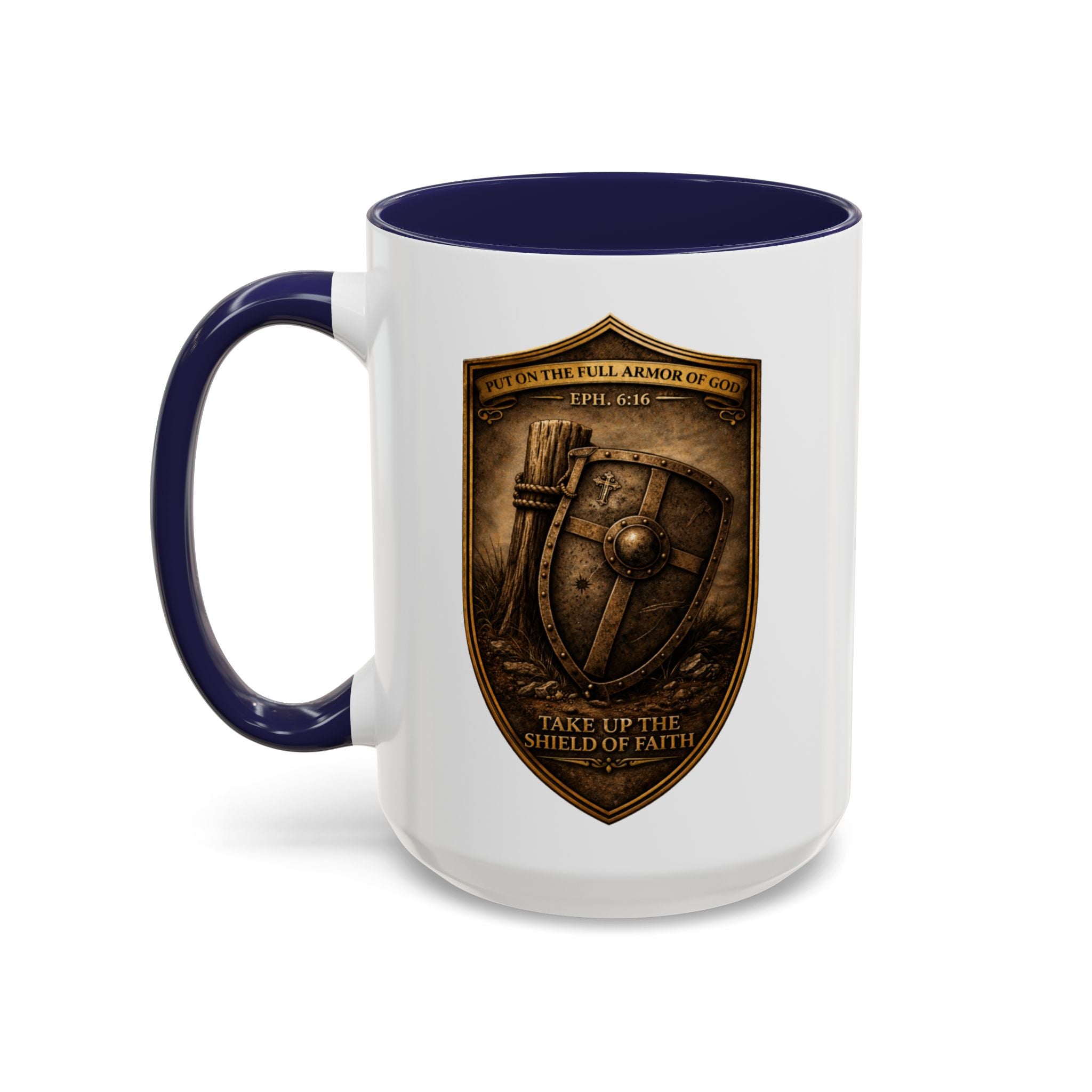 Ephesians 6:16 Coffee Mug — The Foundation Collection (15 oz)