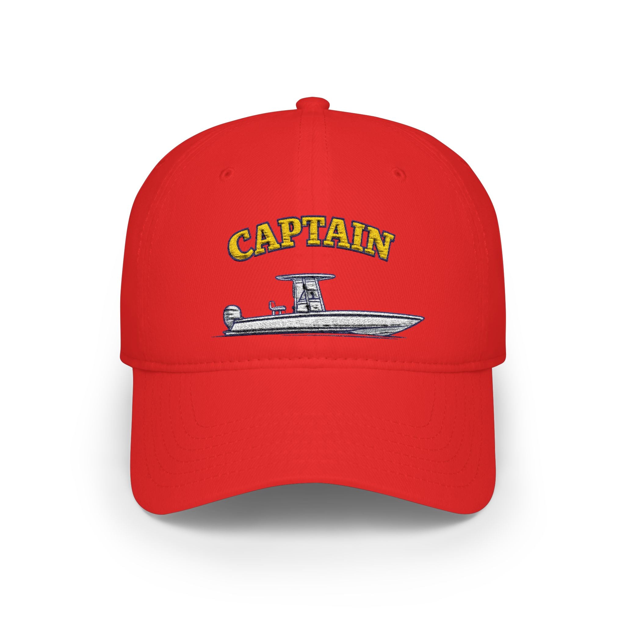Center Console Captain Hat -- Low Profile Baseball Cap