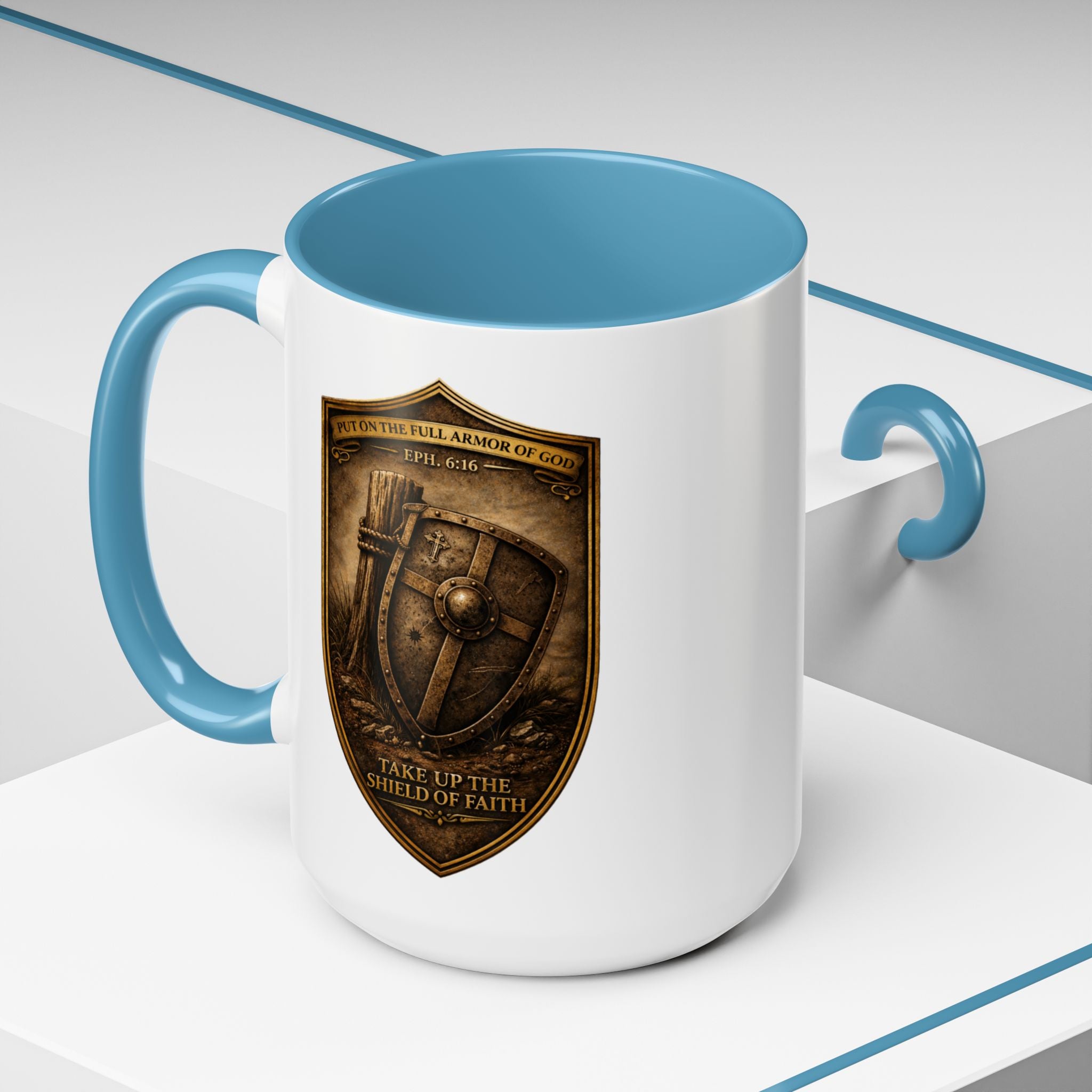 Ephesians 6:16 Coffee Mug — The Foundation Collection (15 oz)