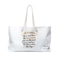 Weekender Bag — "He is risen"  Matthew 28:6     From The Foundation