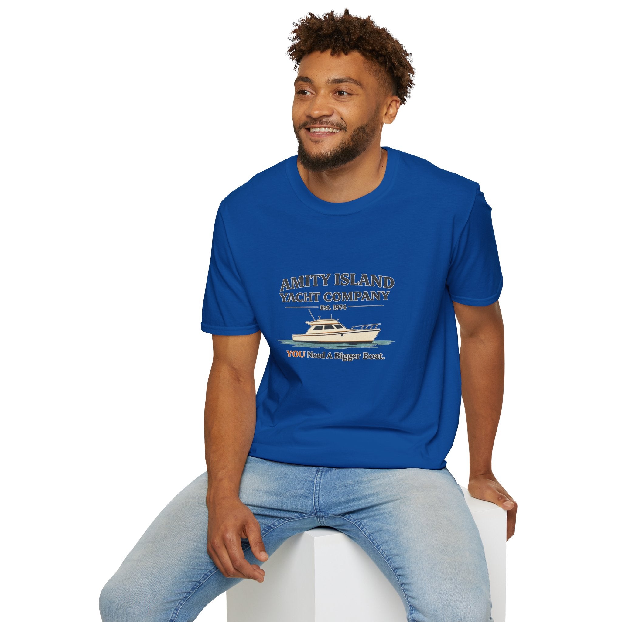 Amity Island Yacht Company T-Shirt — Vintage Literary Humor Tee